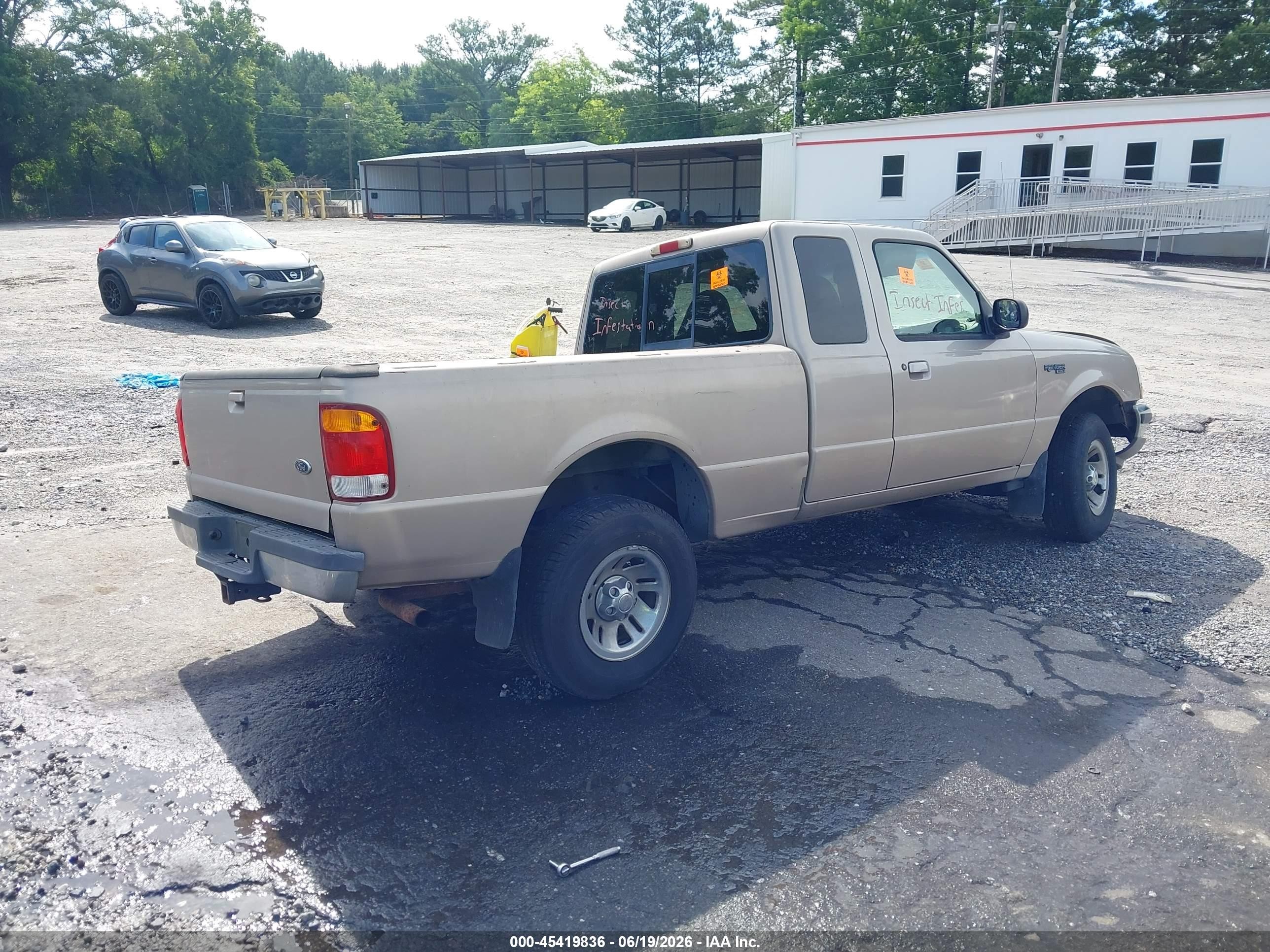 1998 Ford Ranger Splash/xl/xlt Beige vin: 1FTYR14U7WTA63129