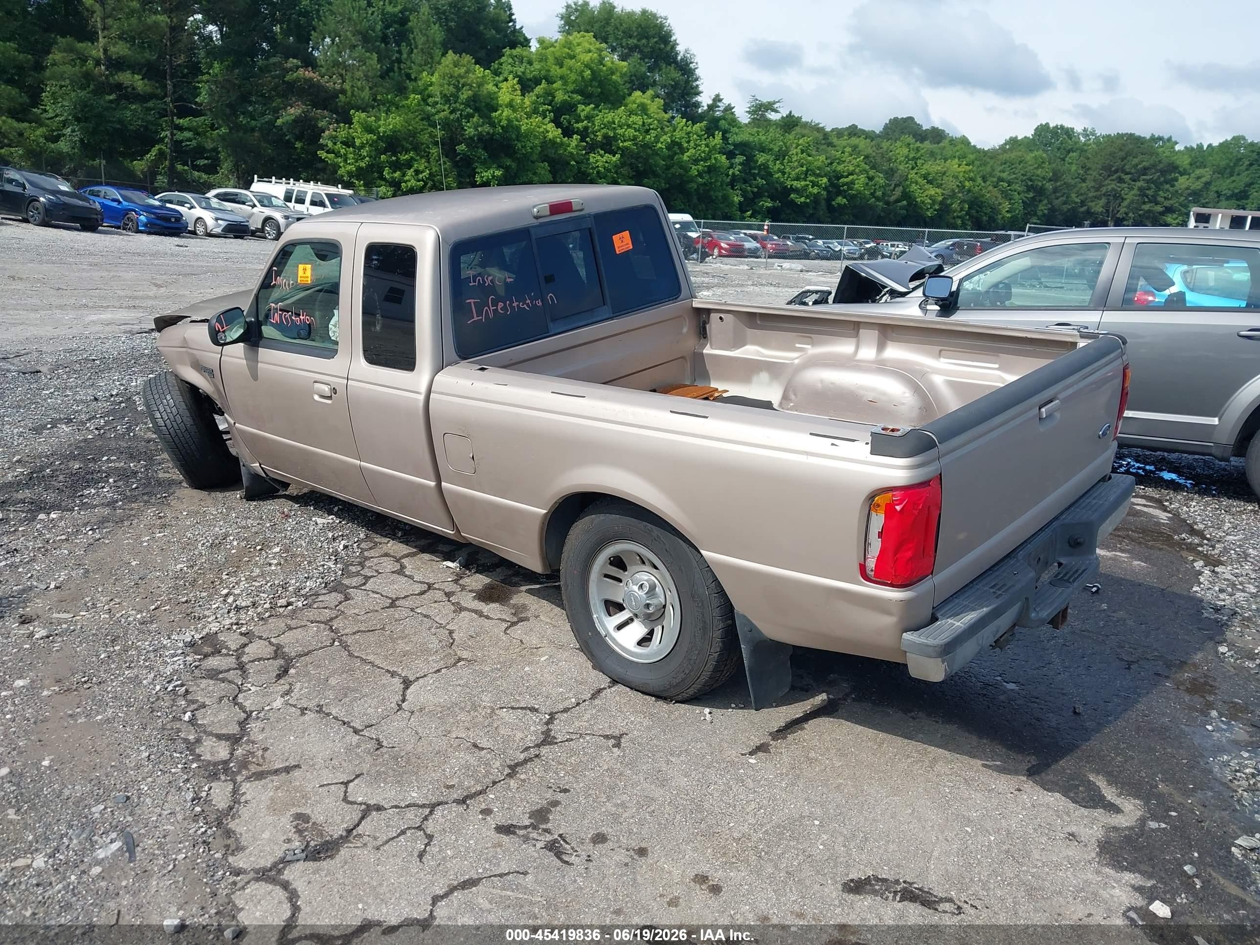 1998 Ford Ranger Splash/xl/xlt Beige vin: 1FTYR14U7WTA63129