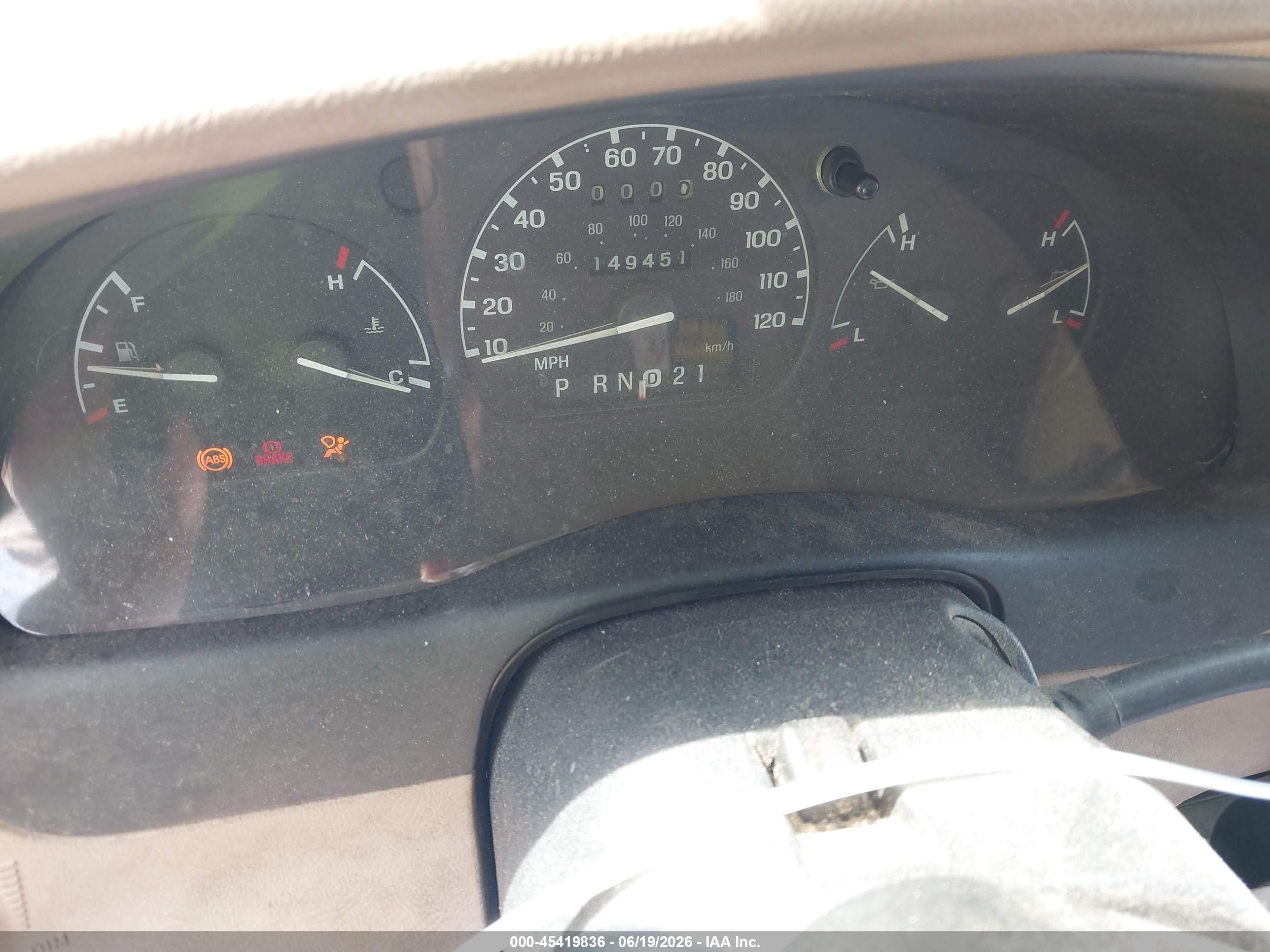 1998 Ford Ranger Splash/xl/xlt Beige vin: 1FTYR14U7WTA63129