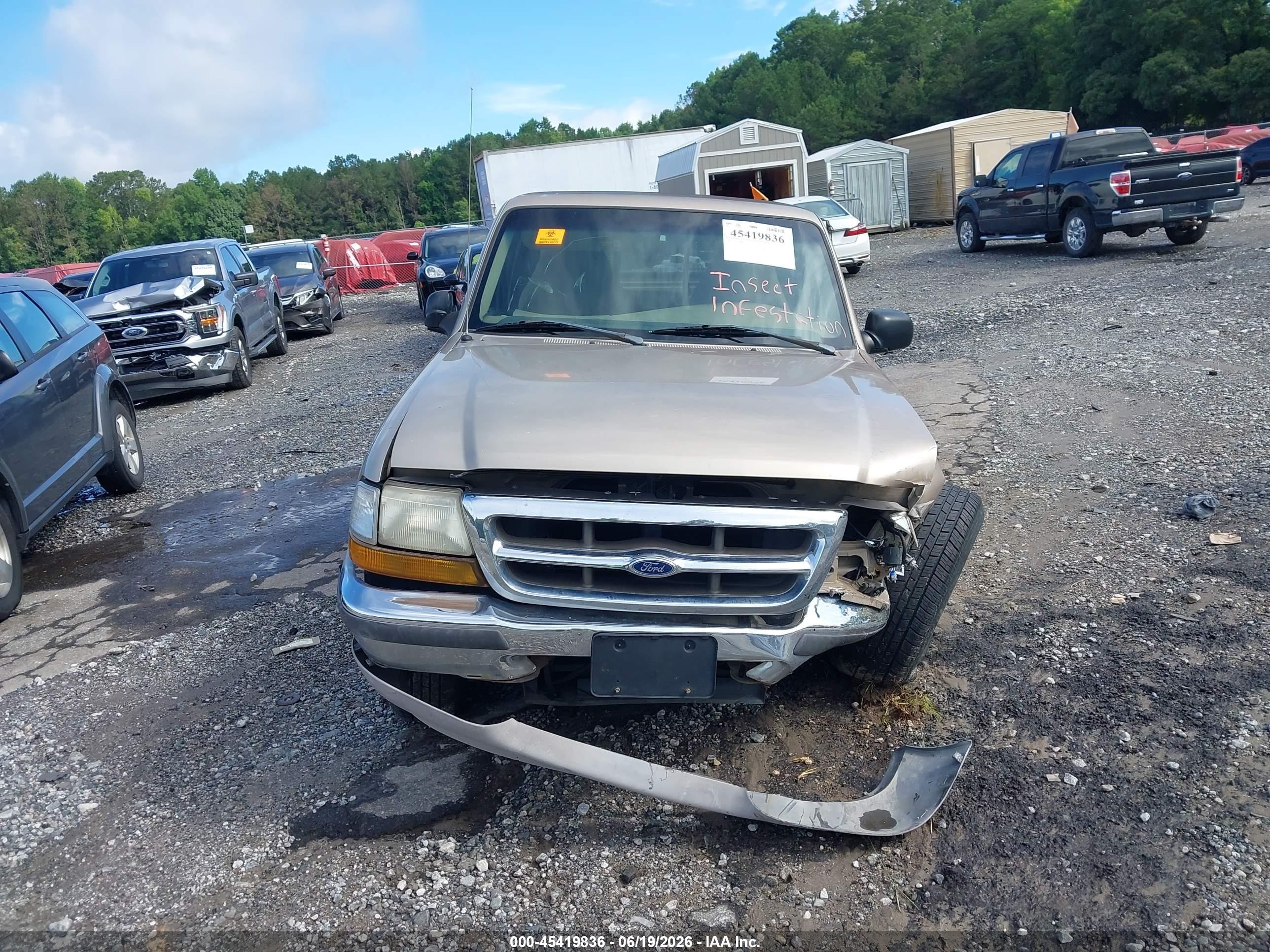 1998 Ford Ranger Splash/xl/xlt Beige vin: 1FTYR14U7WTA63129