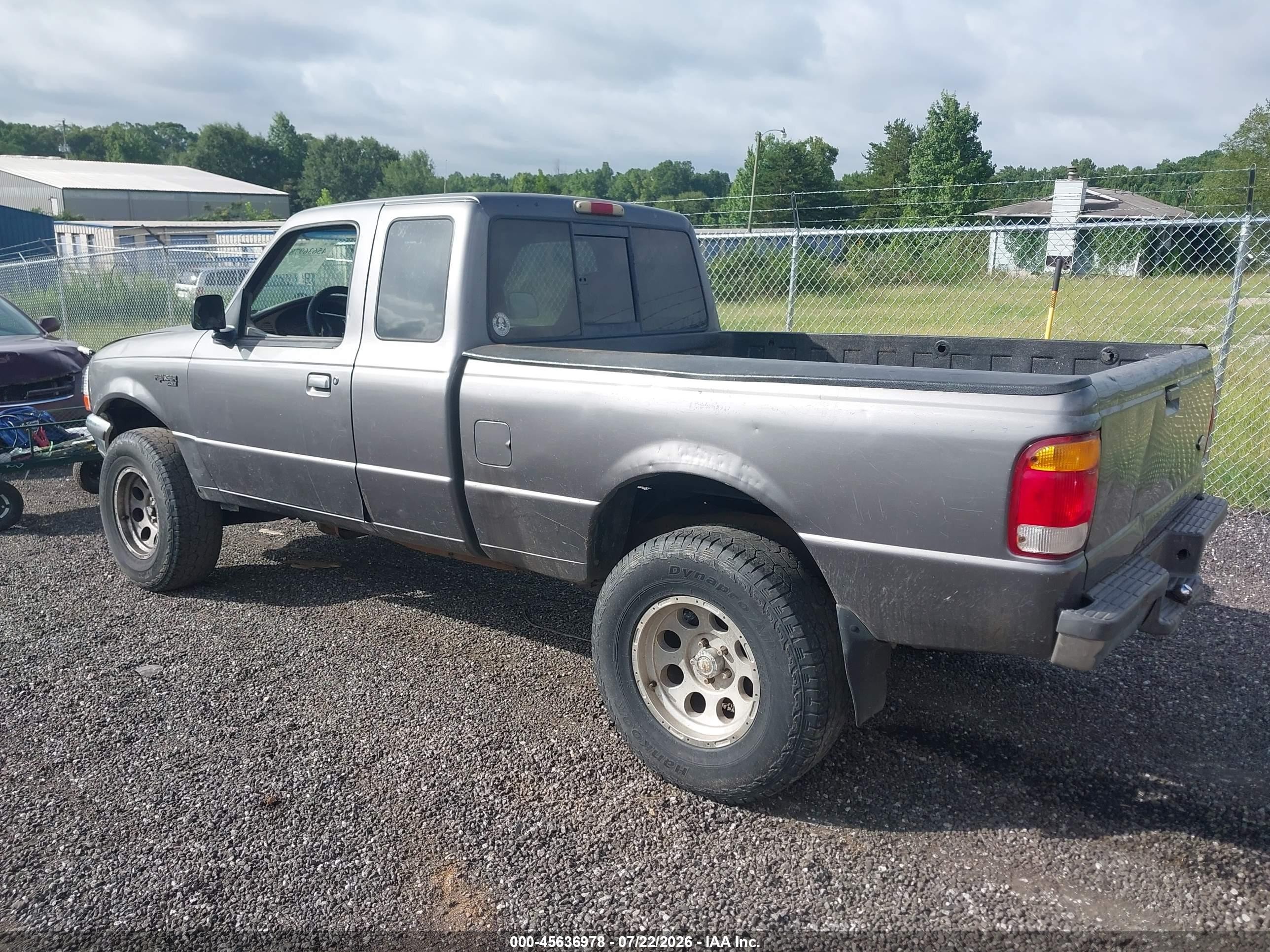1998 Ford Ranger Splash/xl/xlt Gray vin: 1FTYR14U7WTA71554