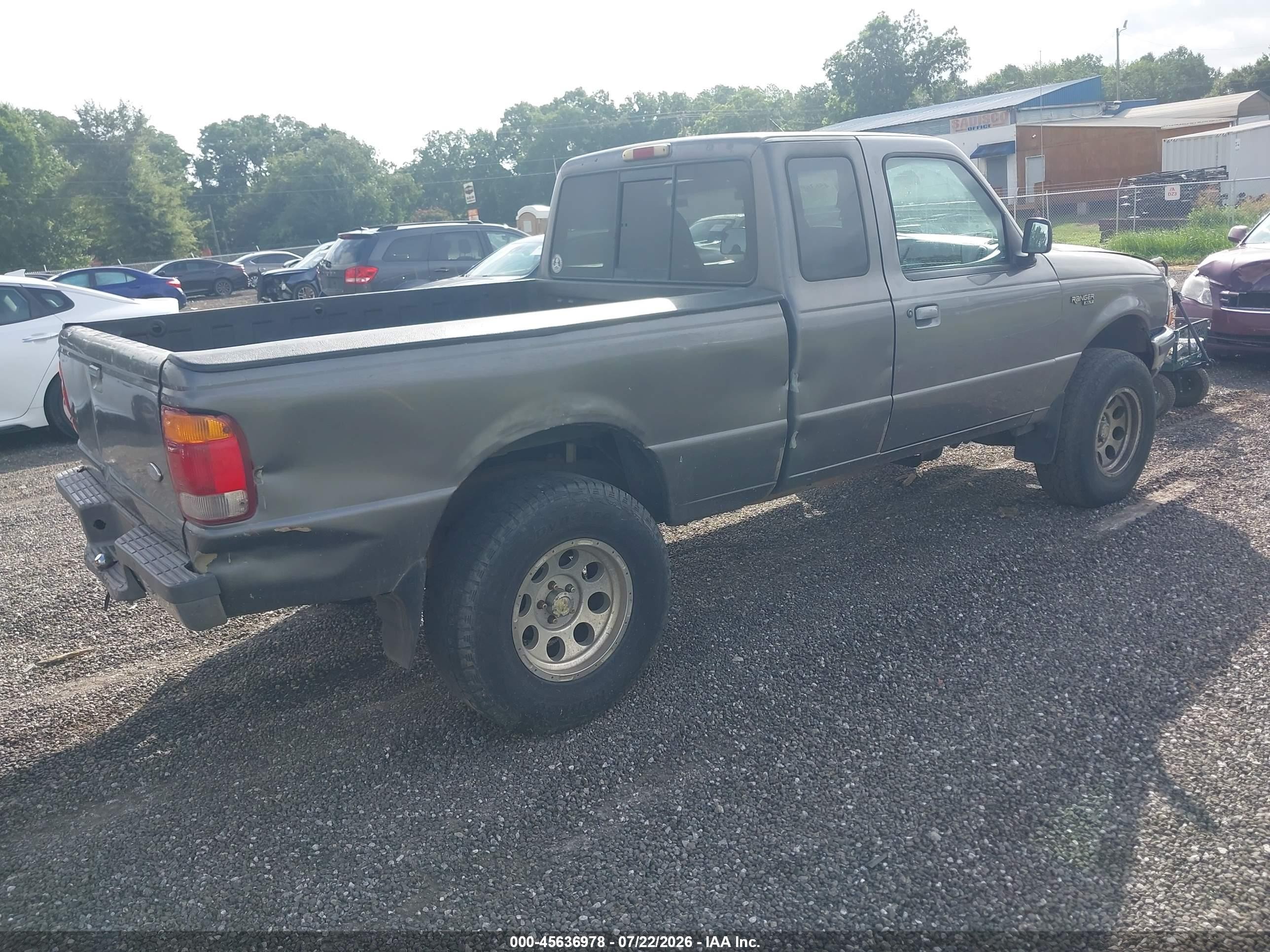 1998 Ford Ranger Splash/xl/xlt Gray vin: 1FTYR14U7WTA71554