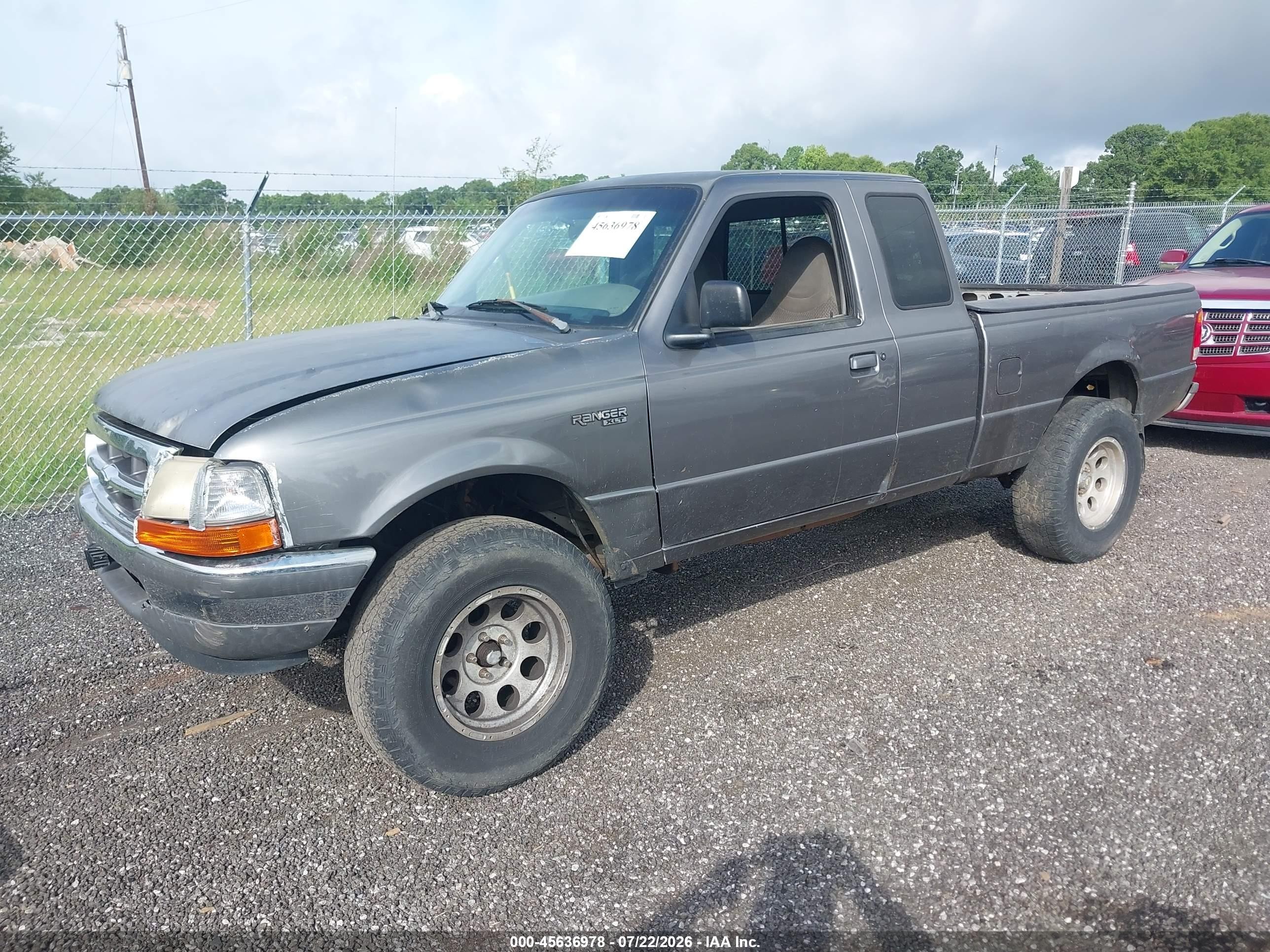 1998 Ford Ranger Splash/xl/xlt Gray vin: 1FTYR14U7WTA71554