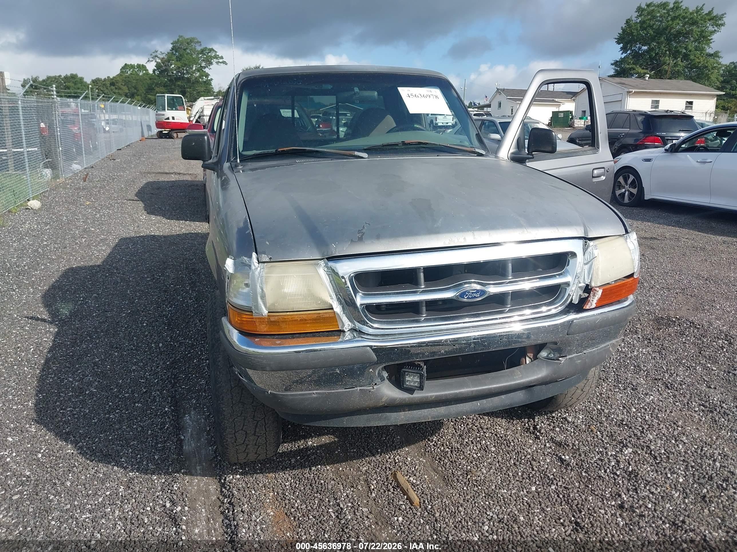 1998 Ford Ranger Splash/xl/xlt Gray vin: 1FTYR14U7WTA71554