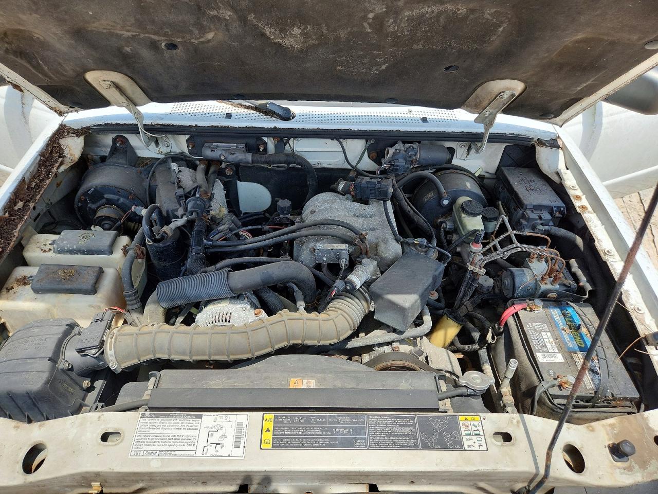 2001 Ford Ranger Super Cab Белый vin: 1FTYR14U81PA47801