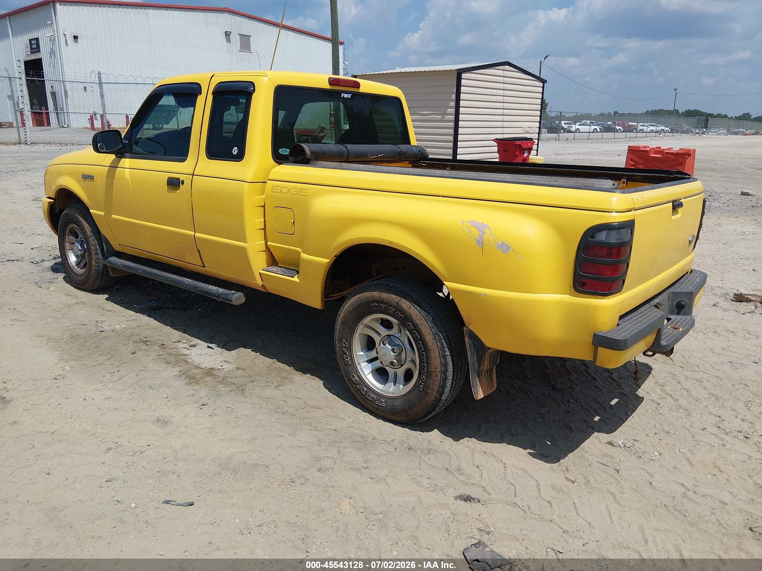 2001 Ford Ranger Edge/xl/xlt Yellow vin: 1FTYR14U81PA62640