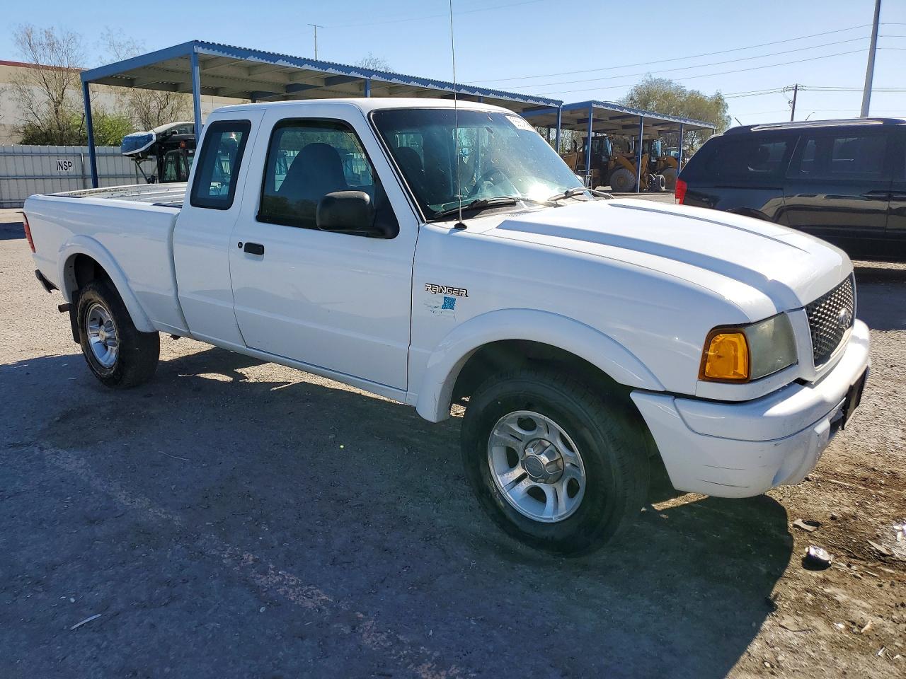 2003 Ford Ranger Super Cab White vin: 1FTYR14U83PB66354