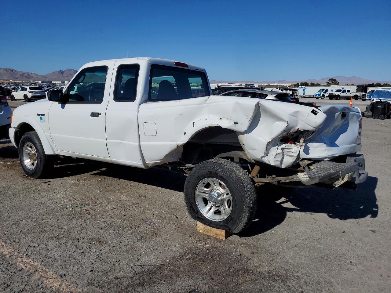 2003 Ford Ranger Super Cab White vin: 1FTYR14U83PB66354