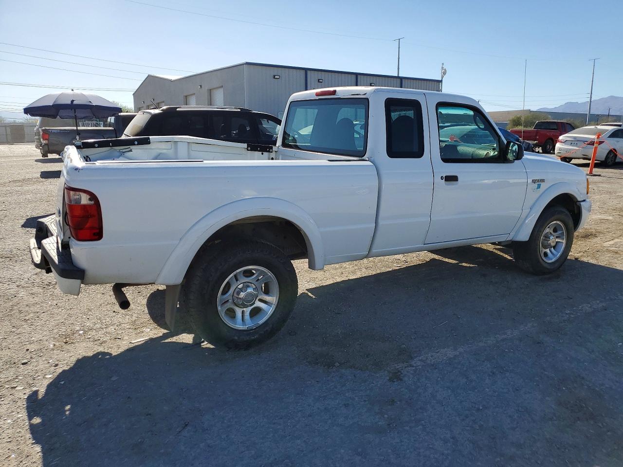 2003 Ford Ranger Super Cab White vin: 1FTYR14U83PB66354
