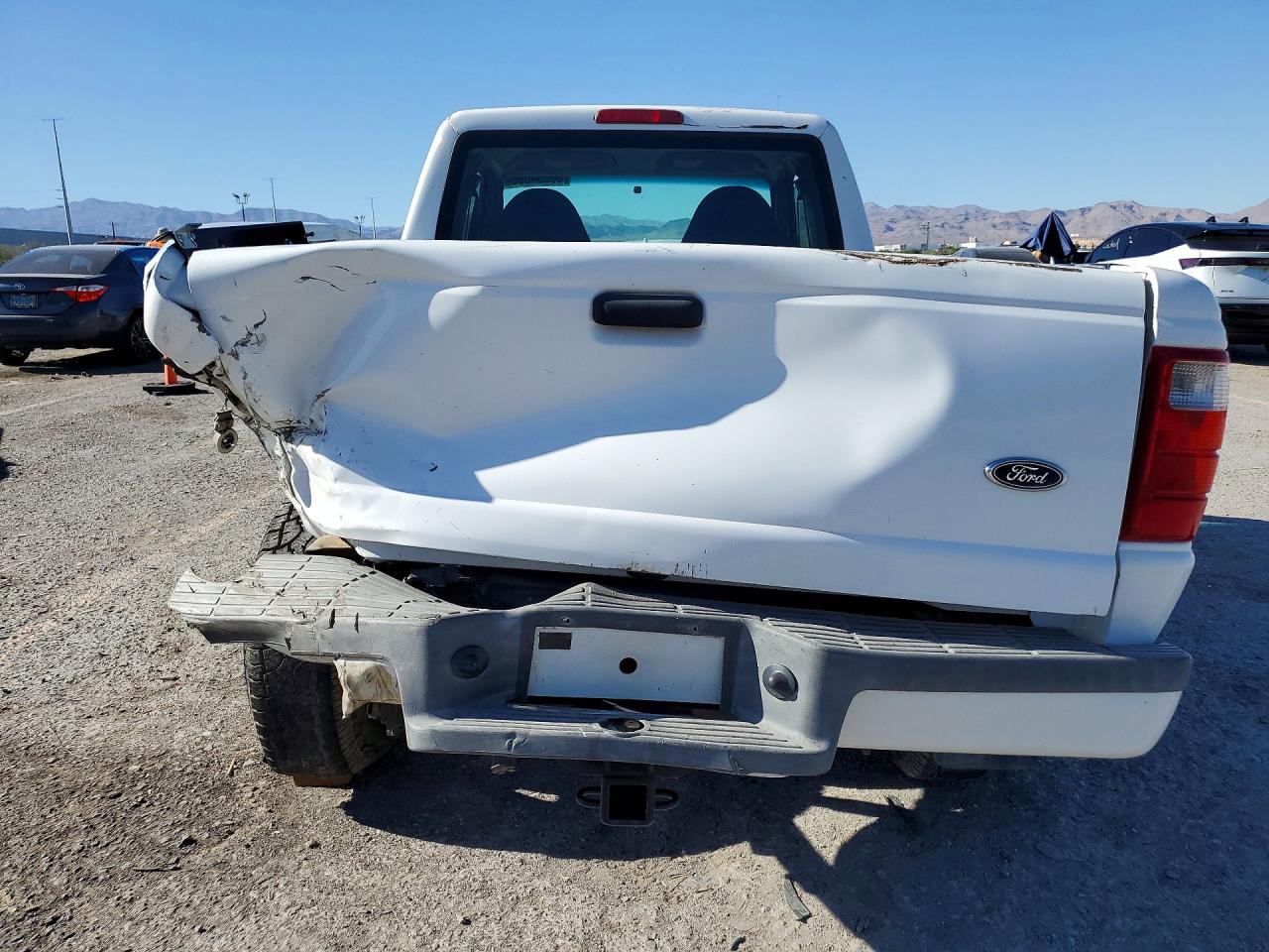 2003 Ford Ranger Super Cab White vin: 1FTYR14U83PB66354