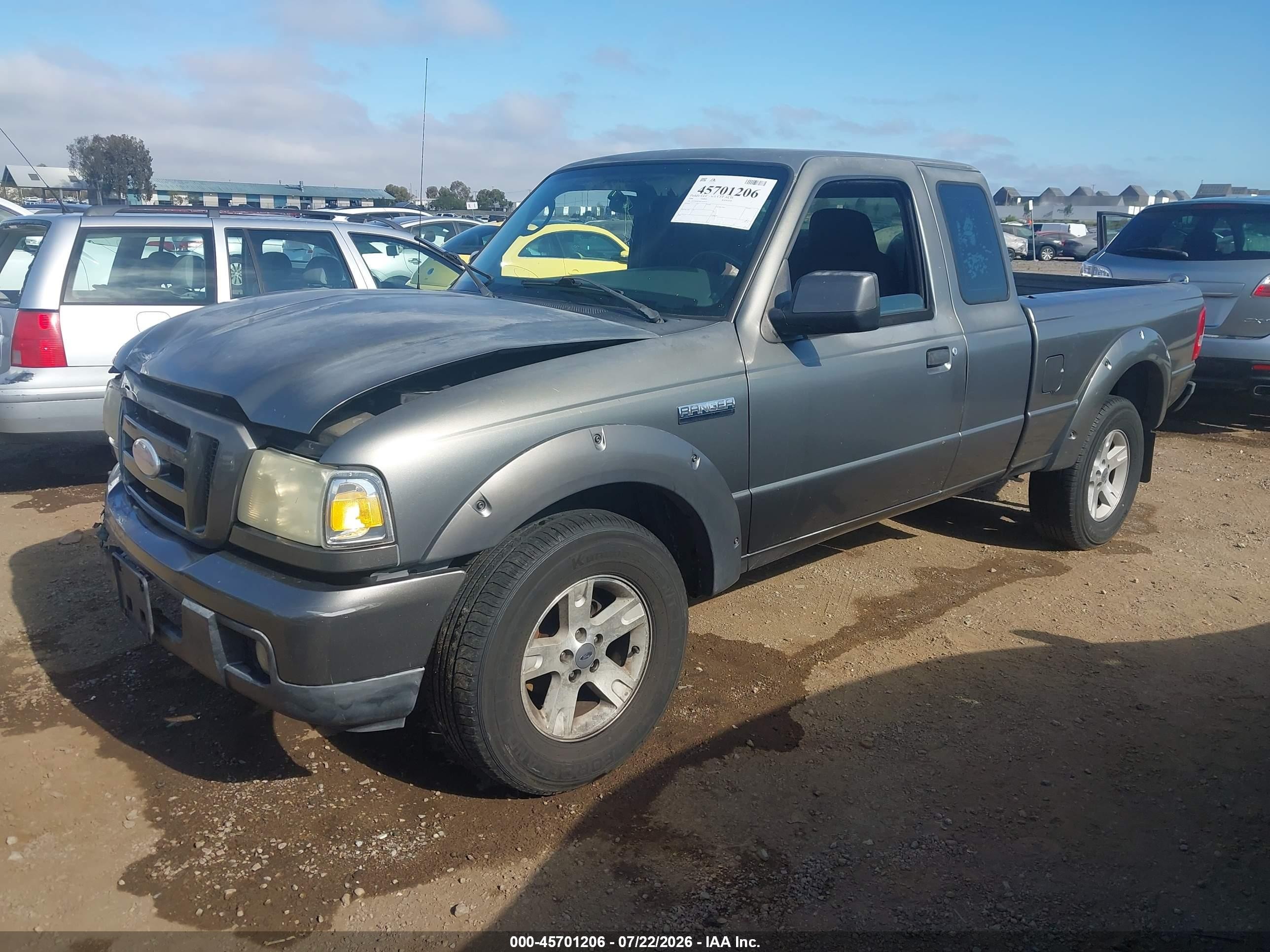 2006 Ford Ranger Sport/stx/xl/xlt Серый vin: 1FTYR14U86PA00971