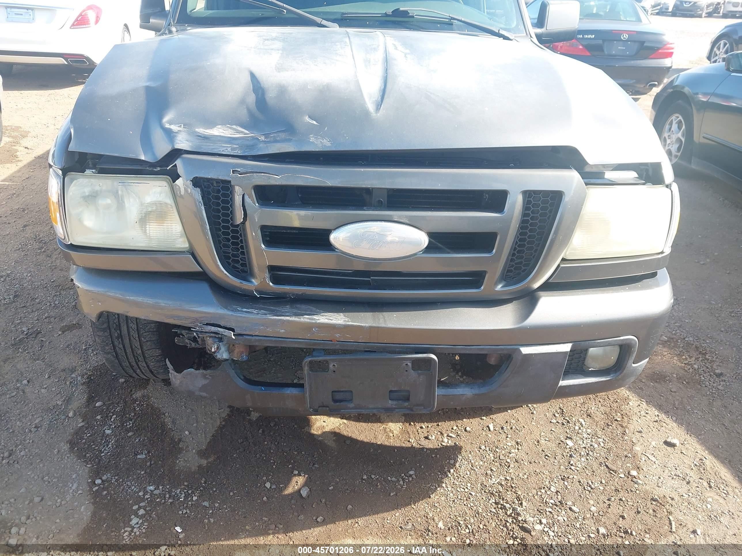 2006 Ford Ranger Sport/stx/xl/xlt Серый vin: 1FTYR14U86PA00971