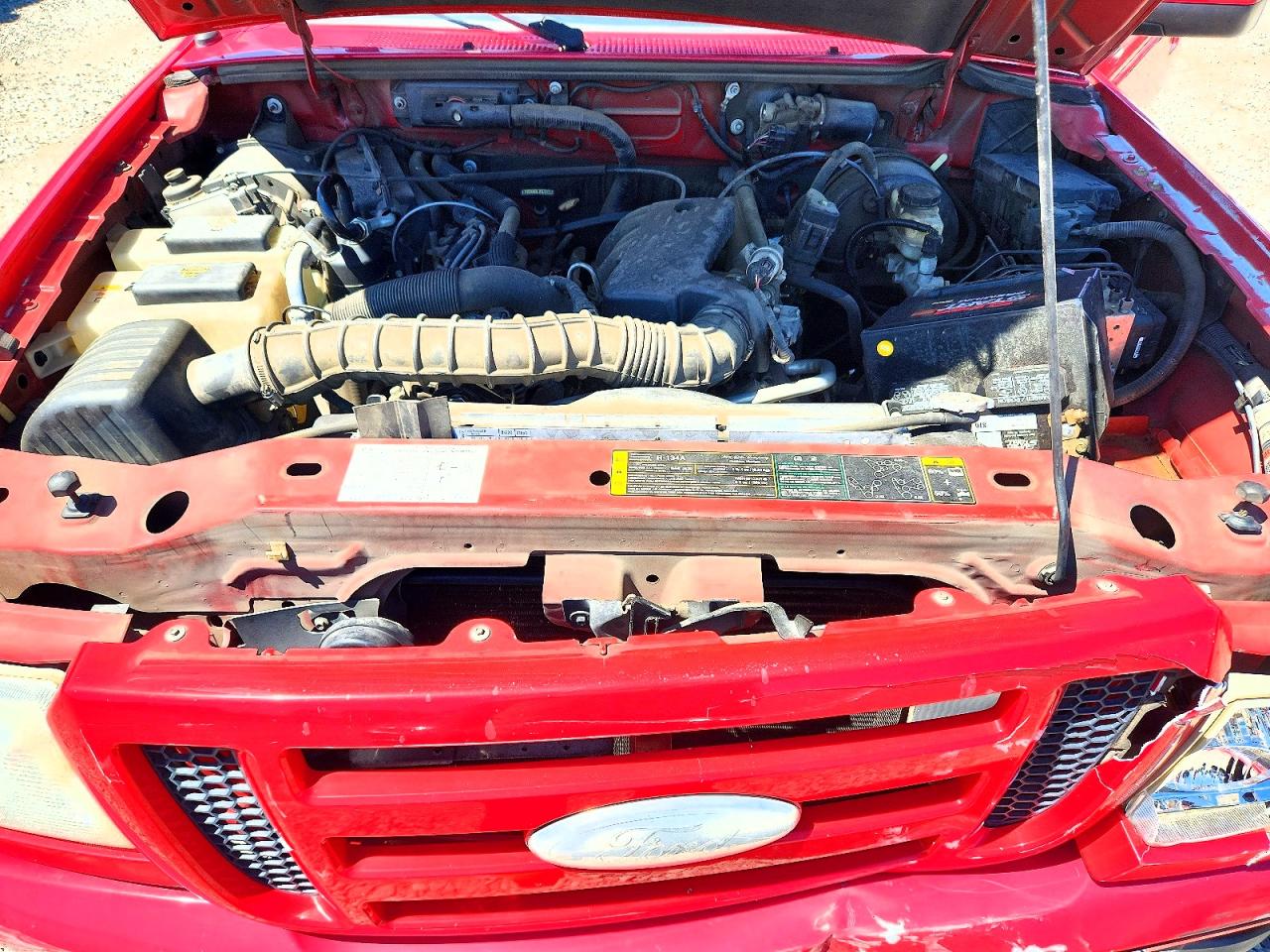 2006 Ford Ranger Red vin: 1FTYR14U86PA67702