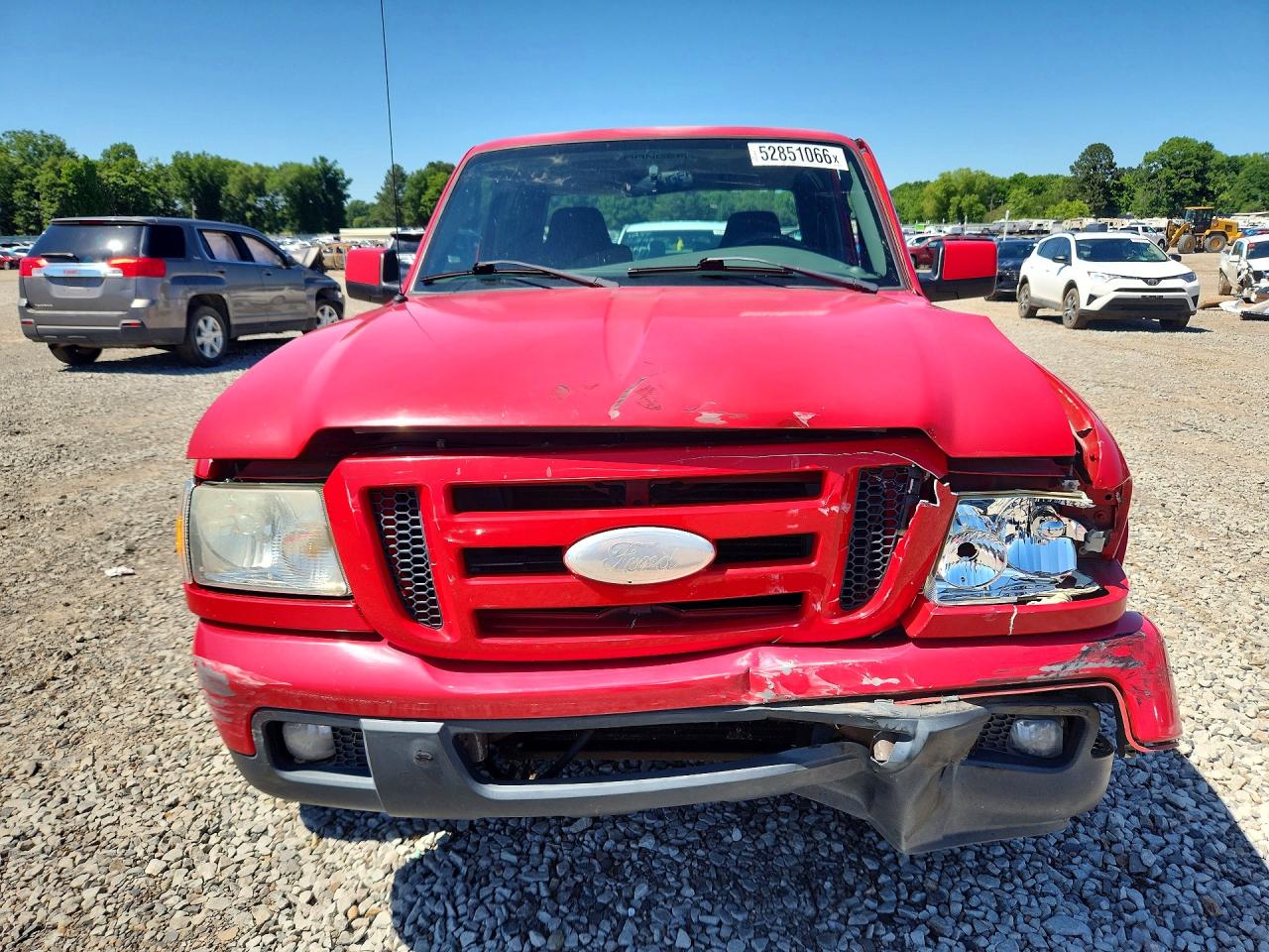 2006 Ford Ranger Red vin: 1FTYR14U86PA67702