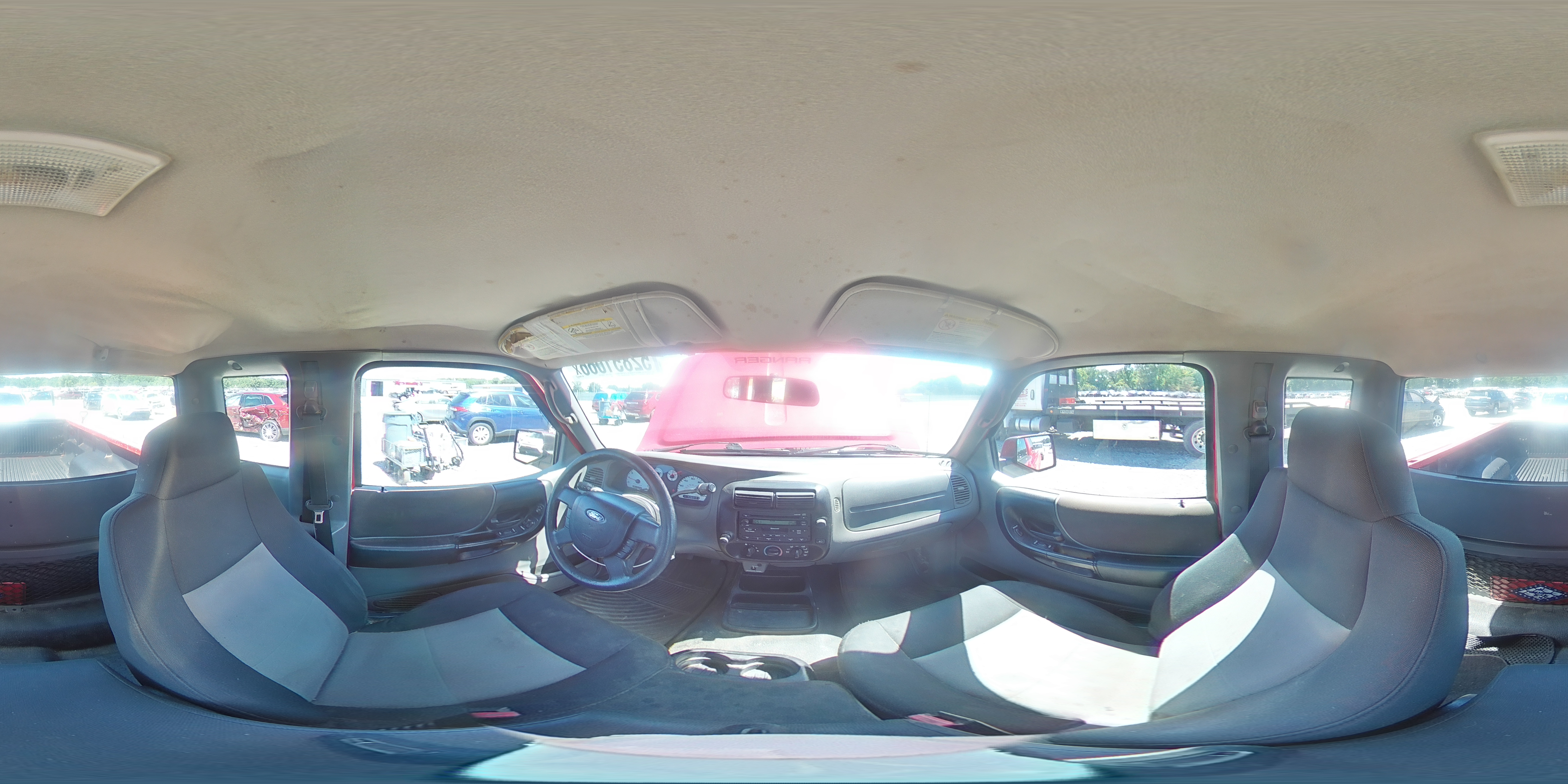 2006 Ford Ranger Red vin: 1FTYR14U86PA67702