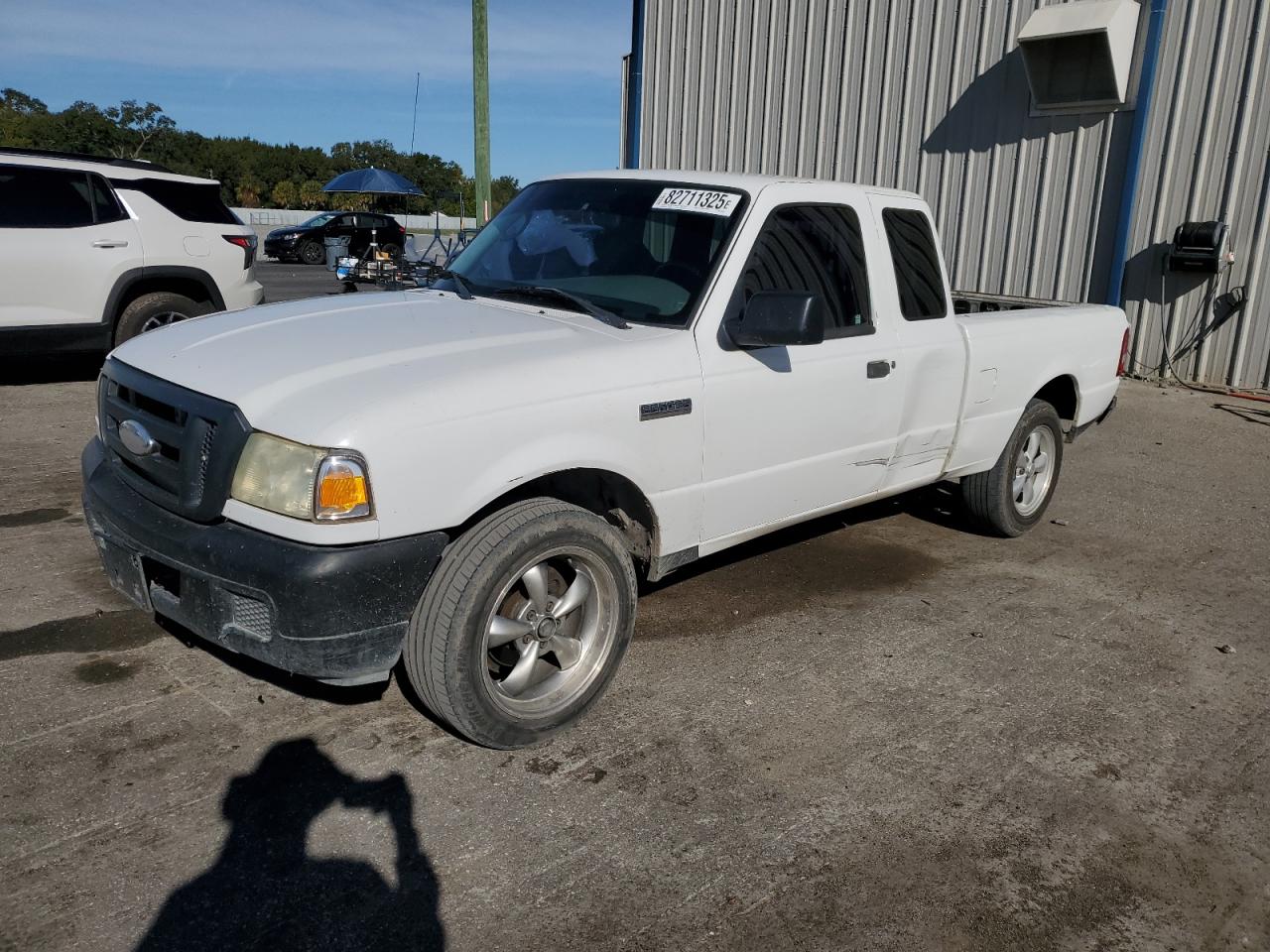 2006 Ford Ranger Super Cab White vin: 1FTYR14U86PA93362