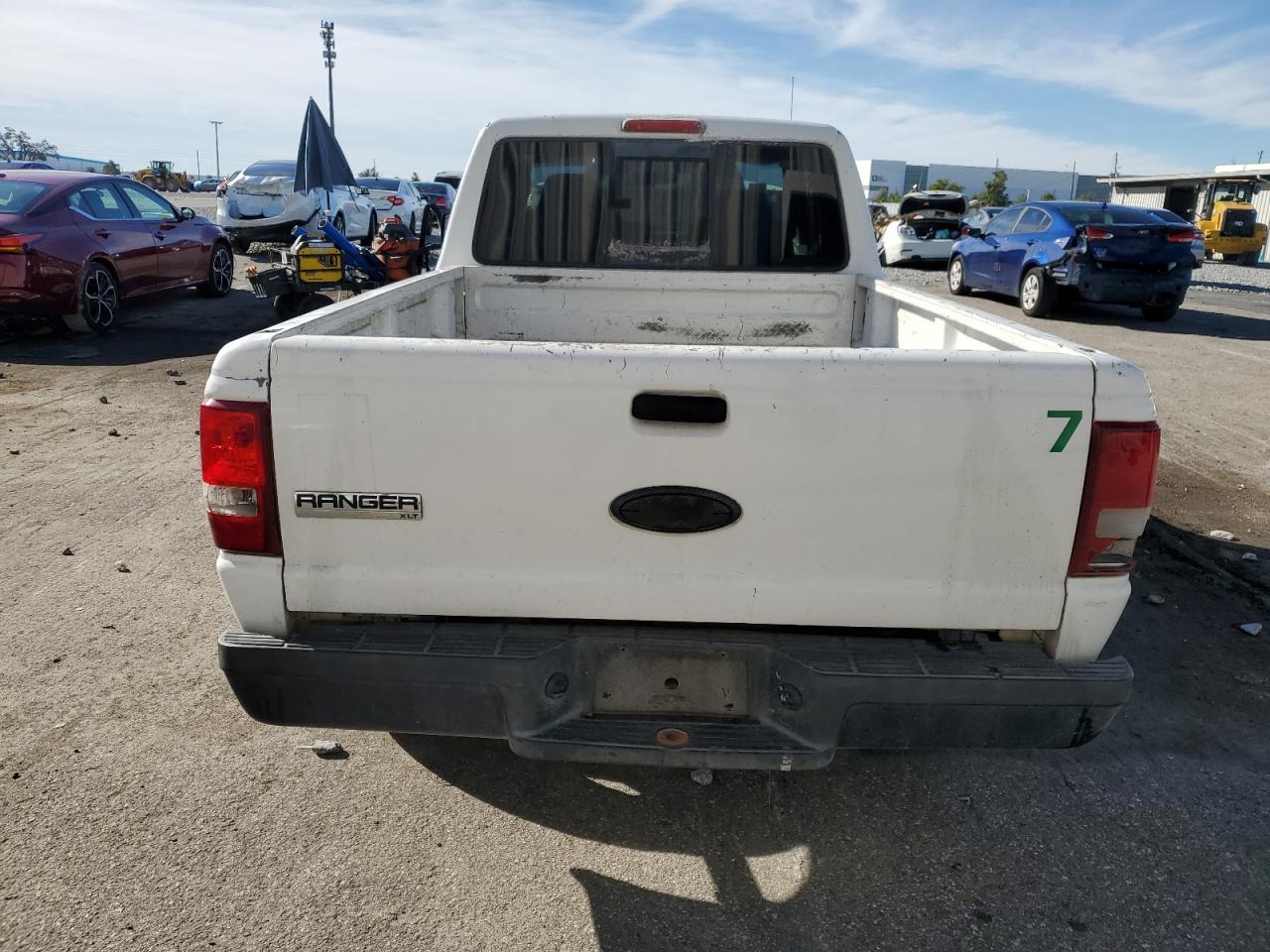 2006 Ford Ranger Super Cab White vin: 1FTYR14U86PA93362