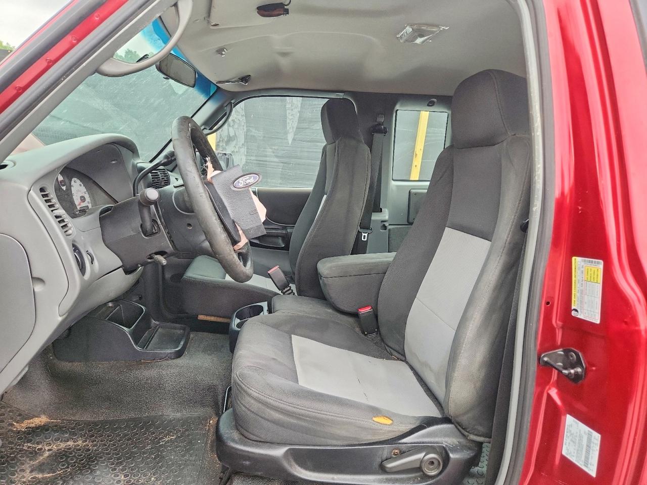 2007 Ford Ranger Super Cab Red vin: 1FTYR14U87PA96313