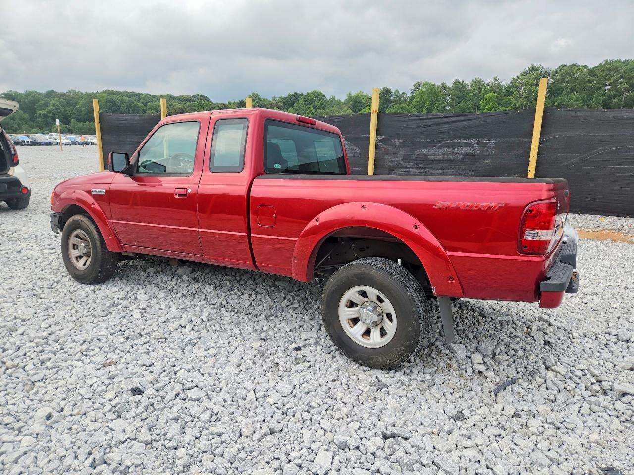 2007 Ford Ranger Super Cab Red vin: 1FTYR14U87PA96313