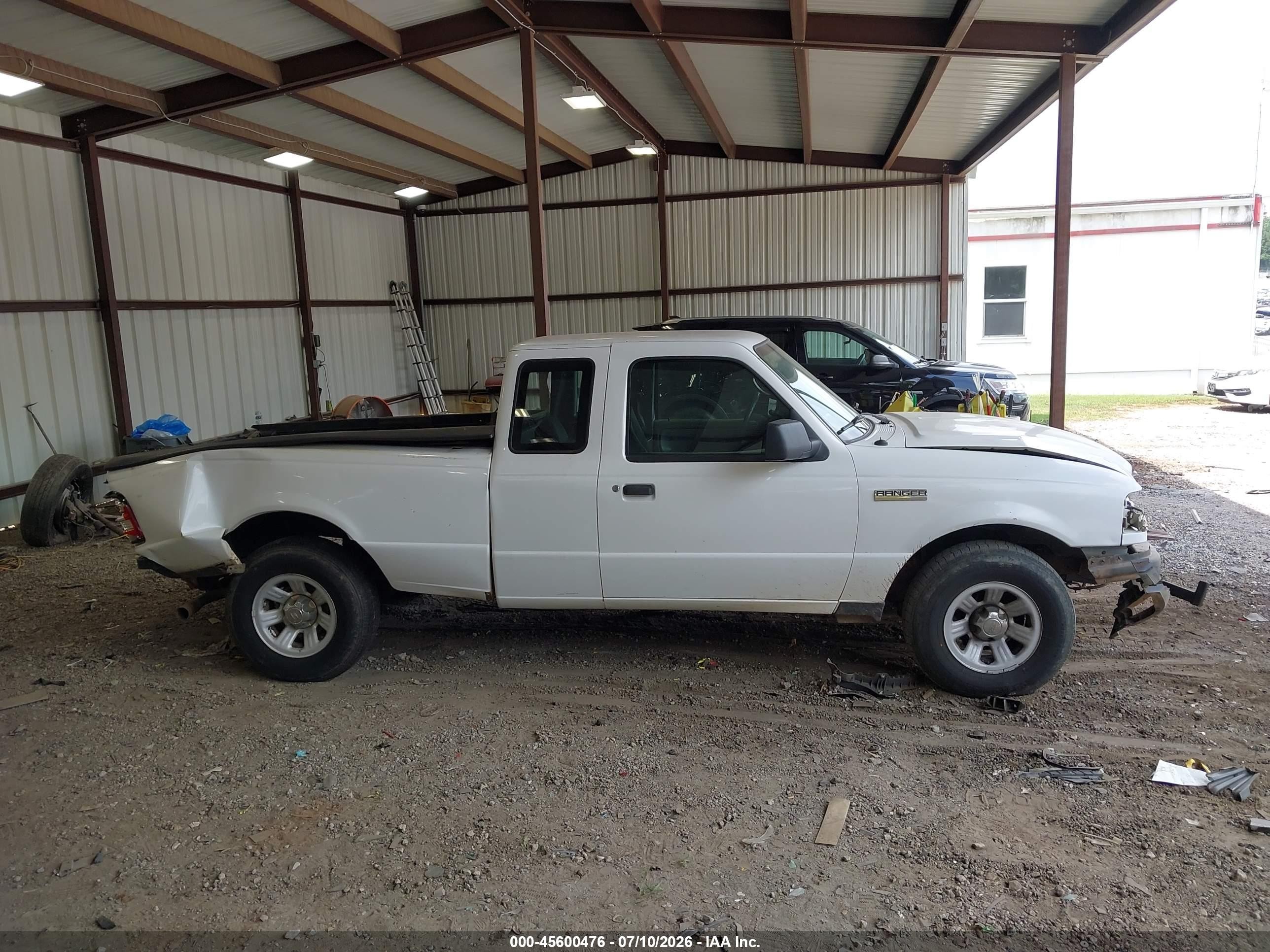 2007 Ford Ranger Sport/stx/xl/xlt White vin: 1FTYR14U87PA96991