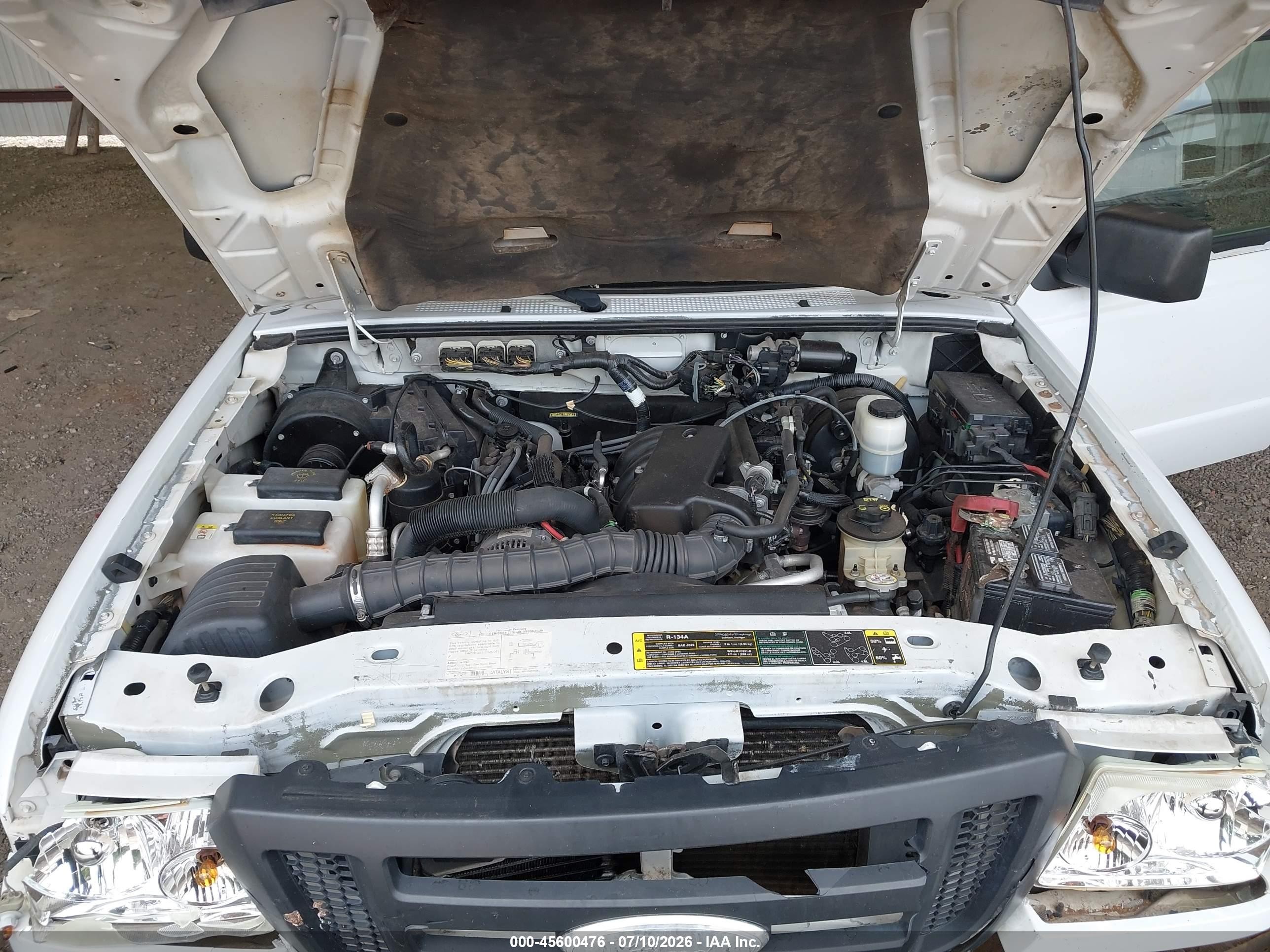 2007 Ford Ranger Sport/stx/xl/xlt White vin: 1FTYR14U87PA96991