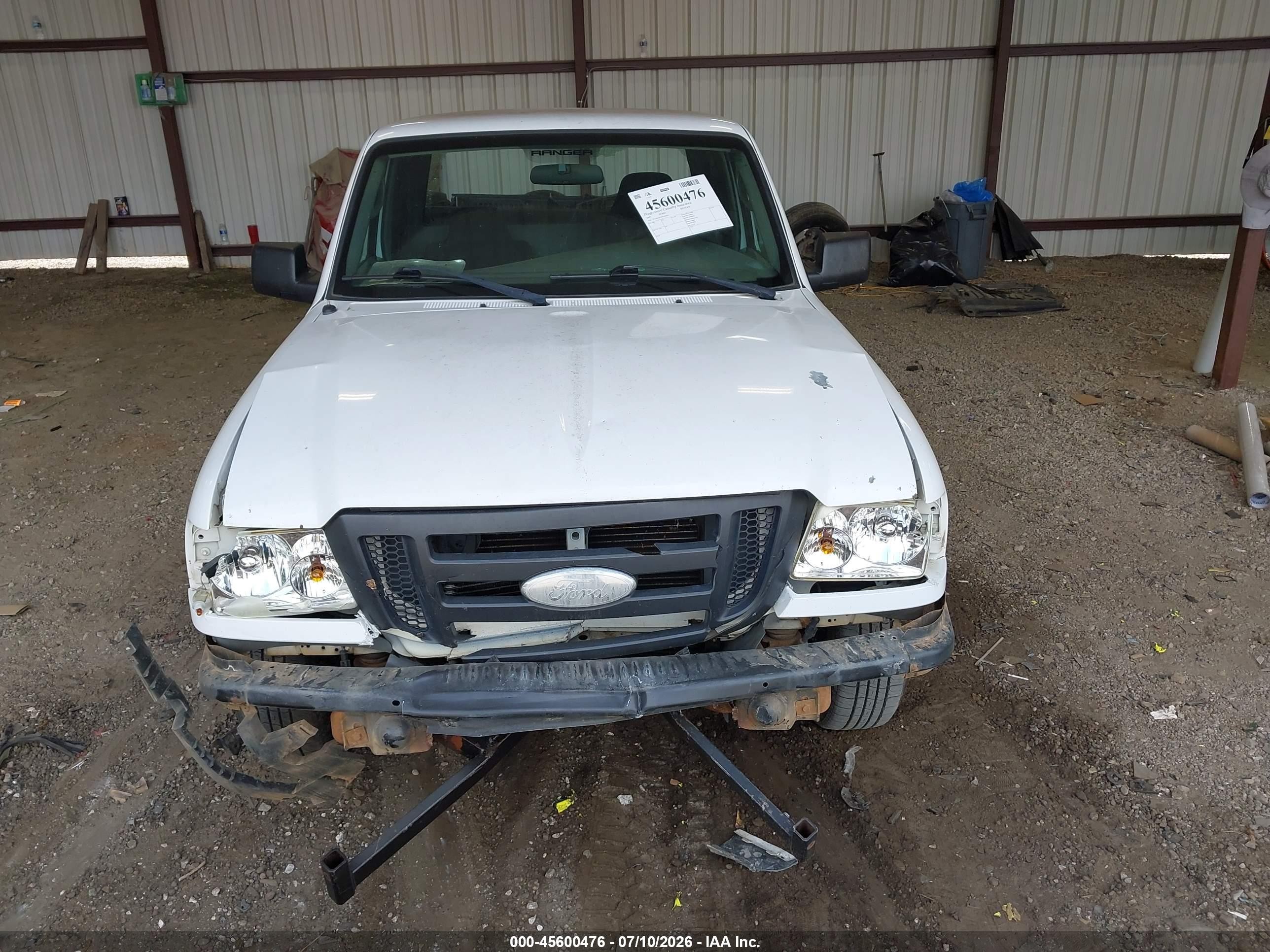 2007 Ford Ranger Sport/stx/xl/xlt White vin: 1FTYR14U87PA96991