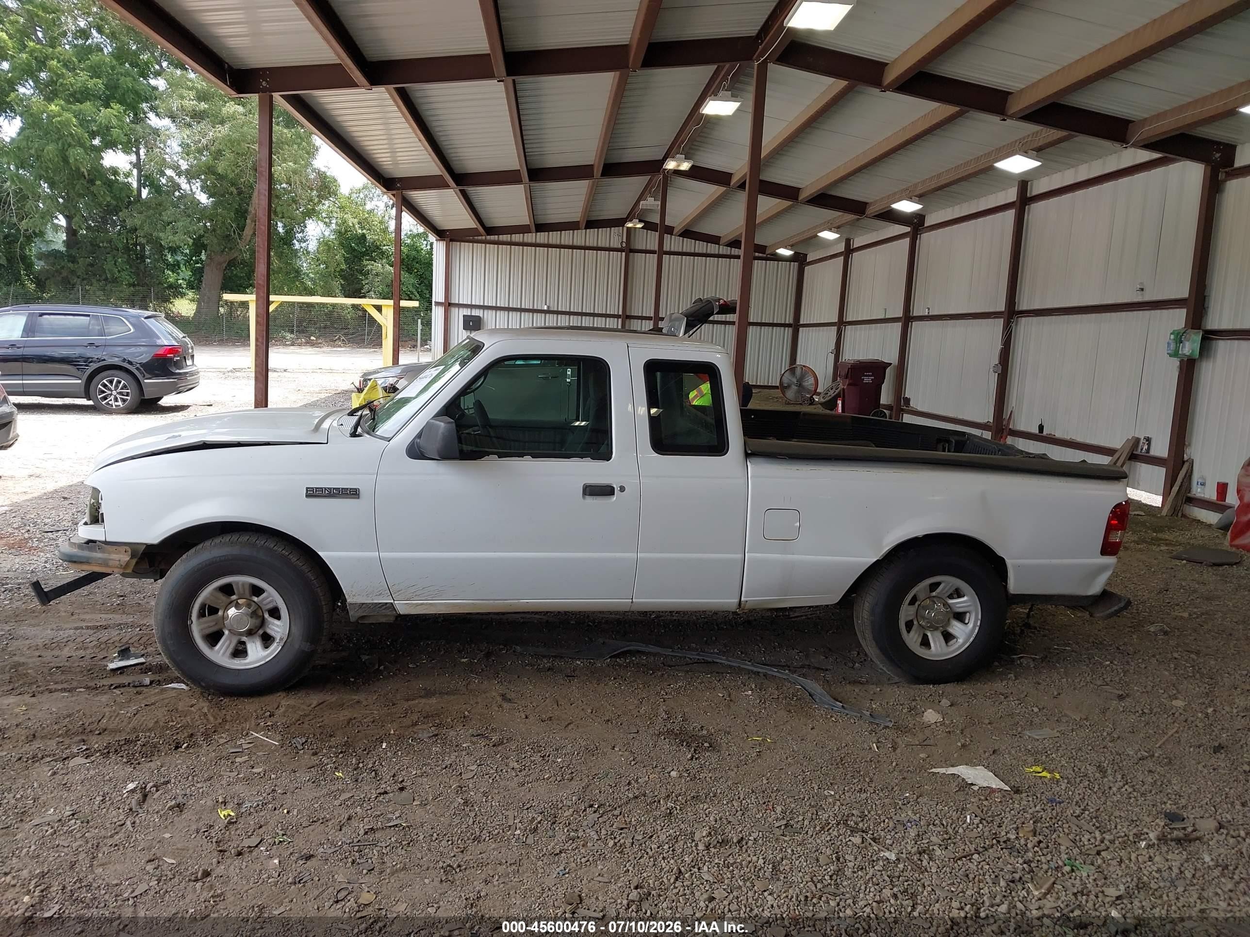 2007 Ford Ranger Sport/stx/xl/xlt White vin: 1FTYR14U87PA96991