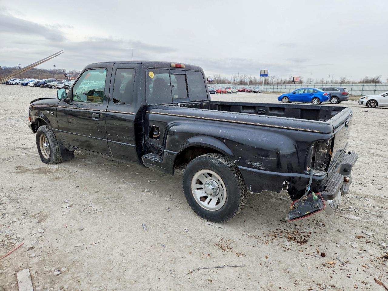 1998 Ford Ranger Super Cab Black vin: 1FTYR14U8WPB40471