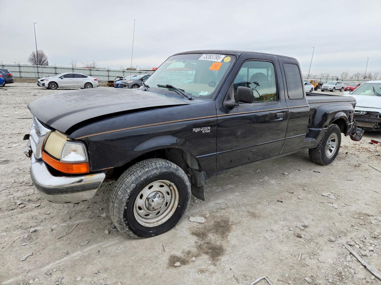 1998 Ford Ranger Super Cab Black vin: 1FTYR14U8WPB40471