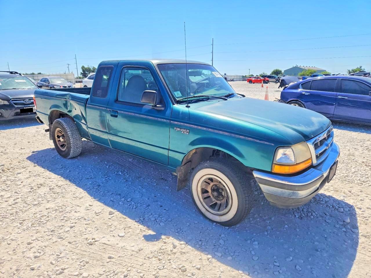 1998 Ford Ranger Super Cab Green vin: 1FTYR14U8WTA40331