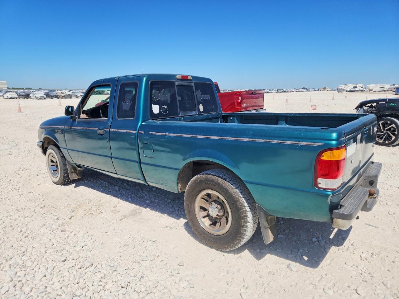 1998 Ford Ranger Super Cab Green vin: 1FTYR14U8WTA40331