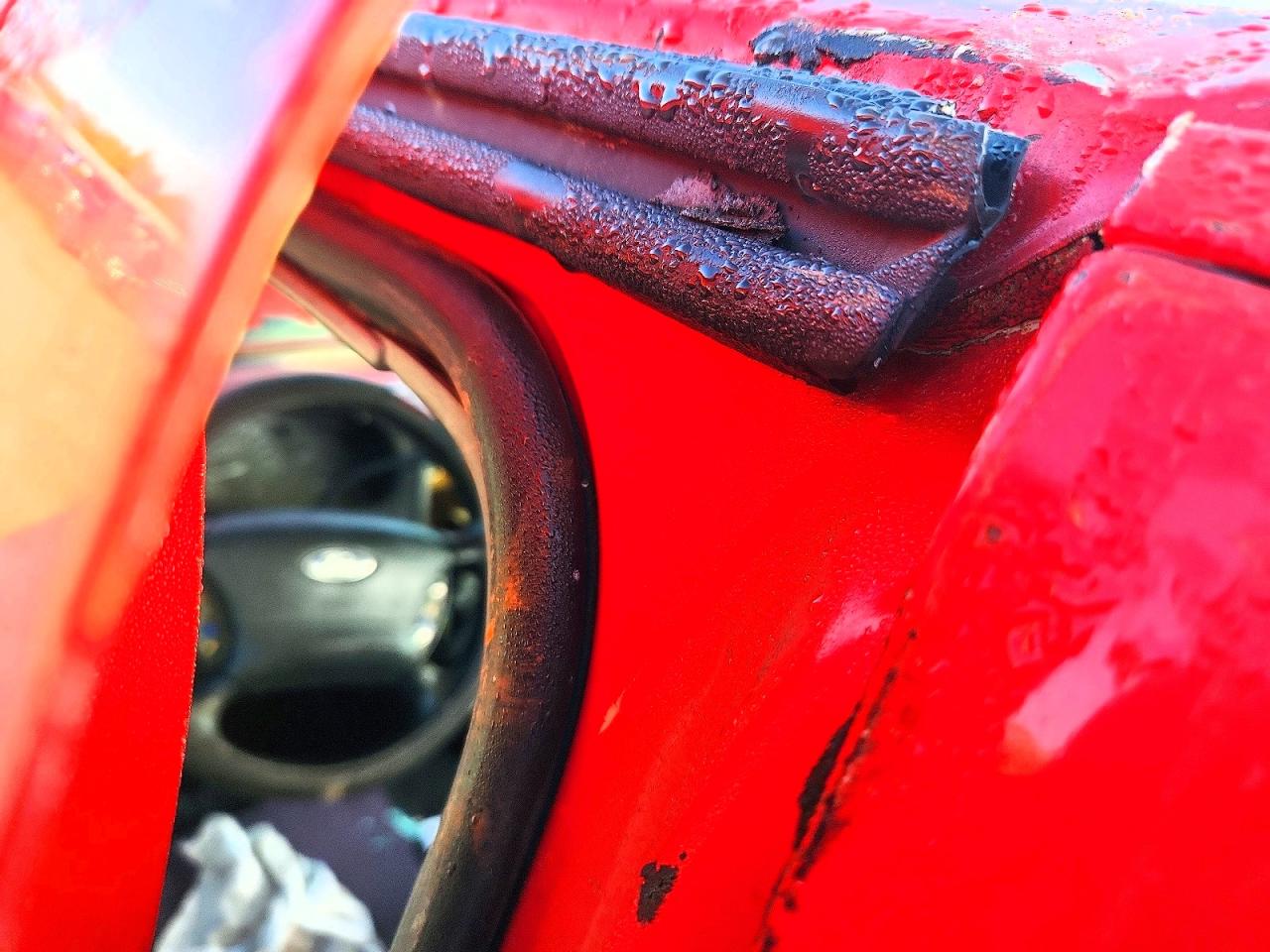 2001 Ford Ranger Super Cab Red vin: 1FTYR14U91TA03491