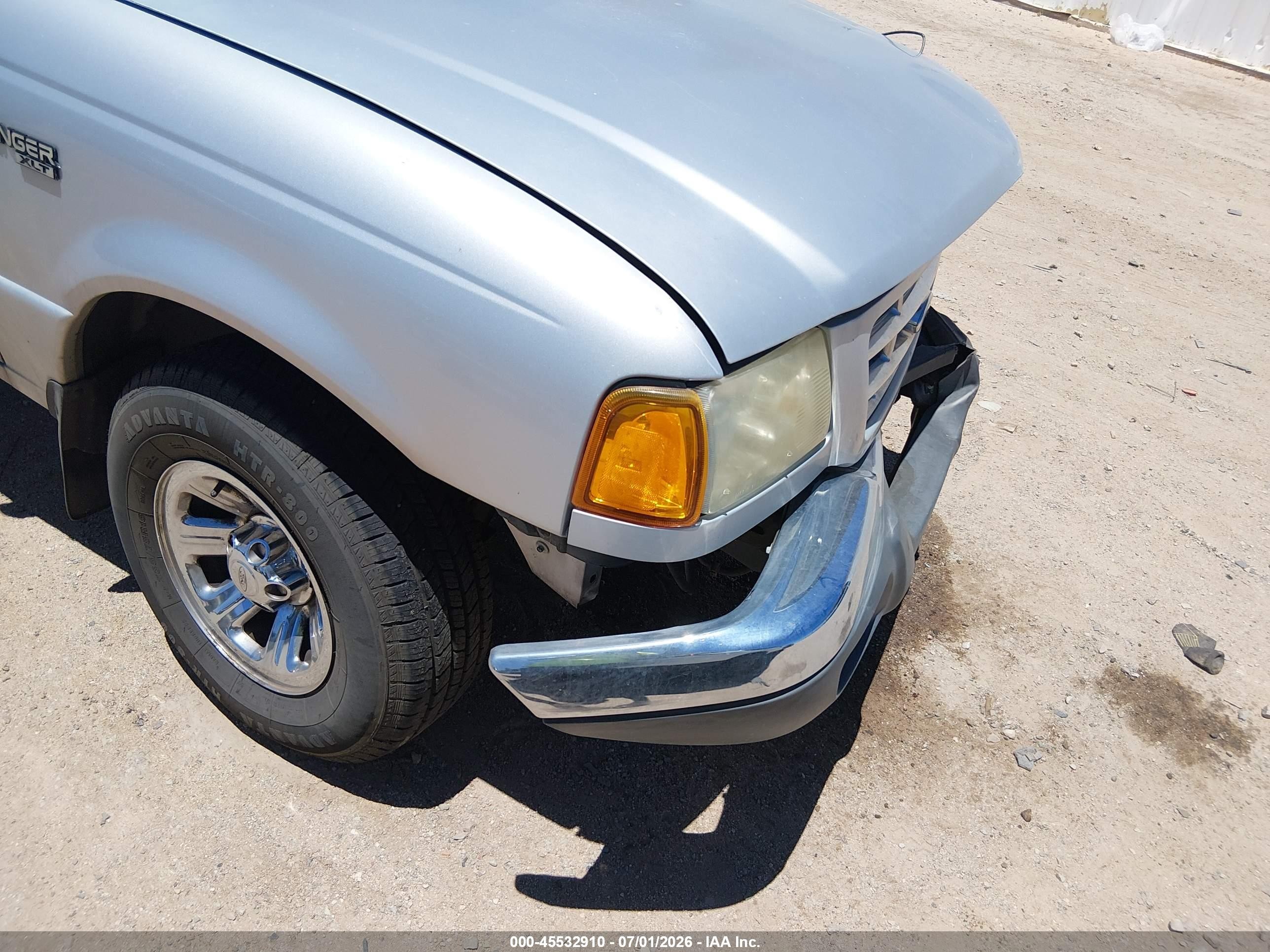 2002 Ford Ranger Edge/tremor/xl/xlt Silver vin: 1FTYR14U92PA36551
