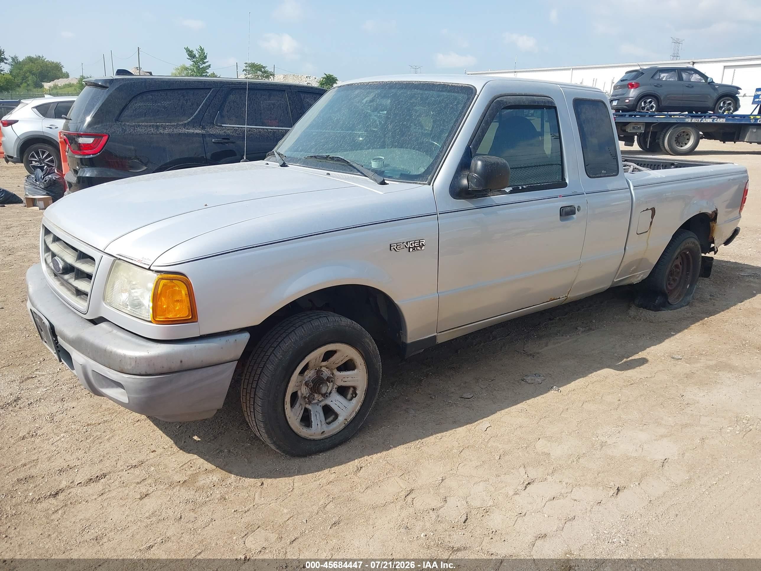 2003 Ford Ranger Edge/tremor/xl/xlt Silver vin: 1FTYR14U93PB62068