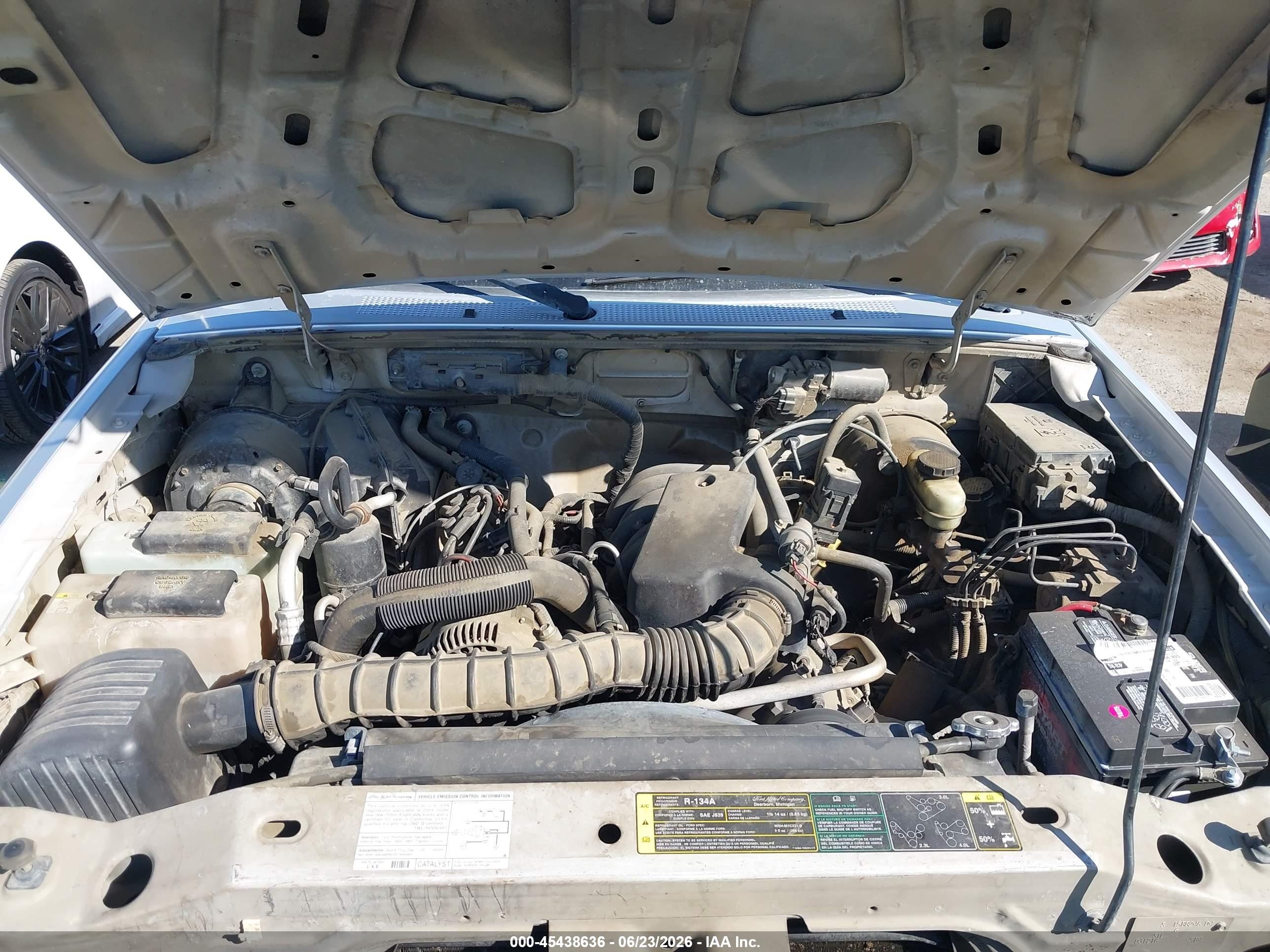 2004 Ford Ranger Edge/tremor/xl/xlt Silver vin: 1FTYR14U94PA67642
