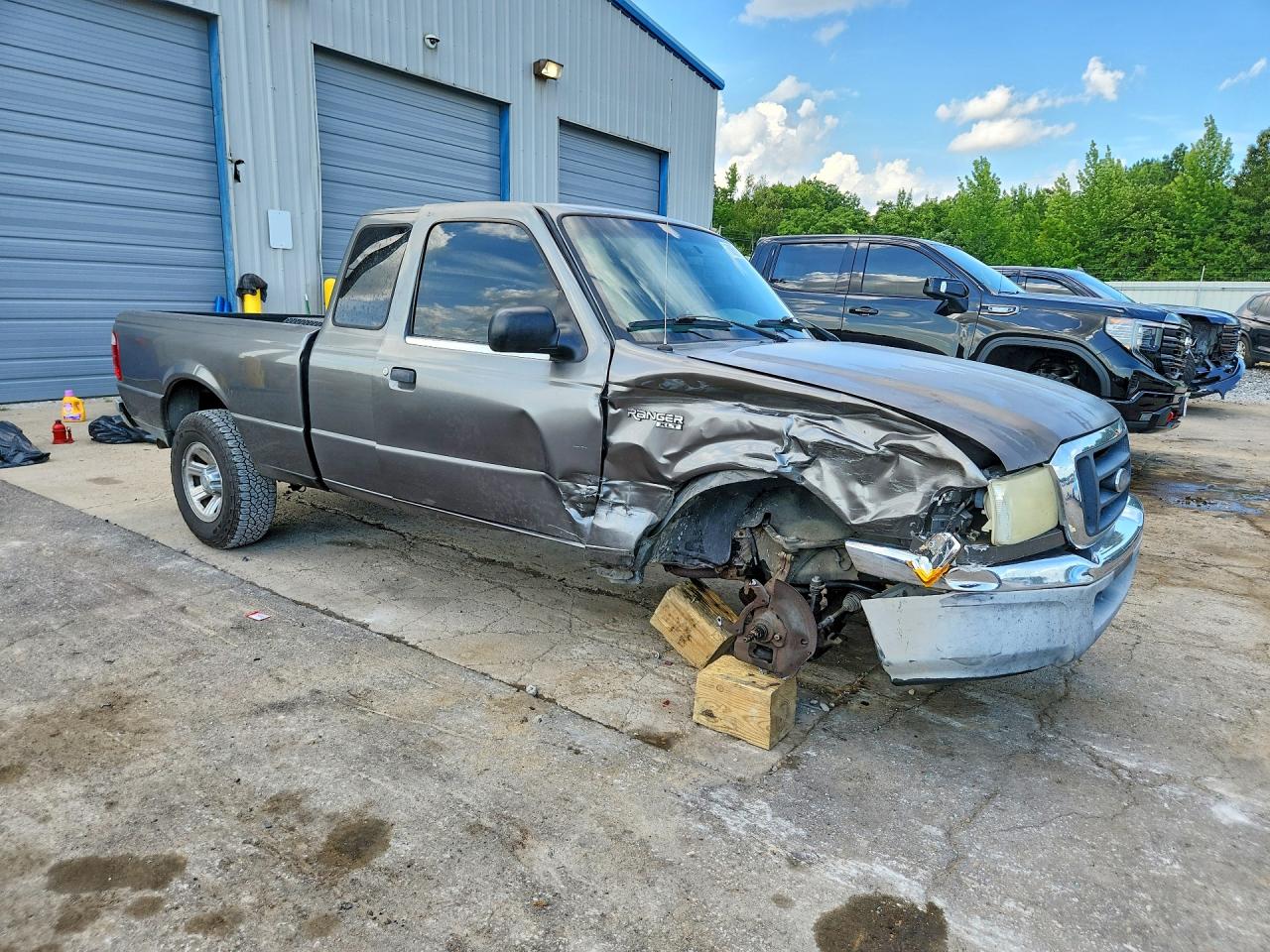2004 Ford Ranger Super Cab Желто-коричневый vin: 1FTYR14U94PB24065