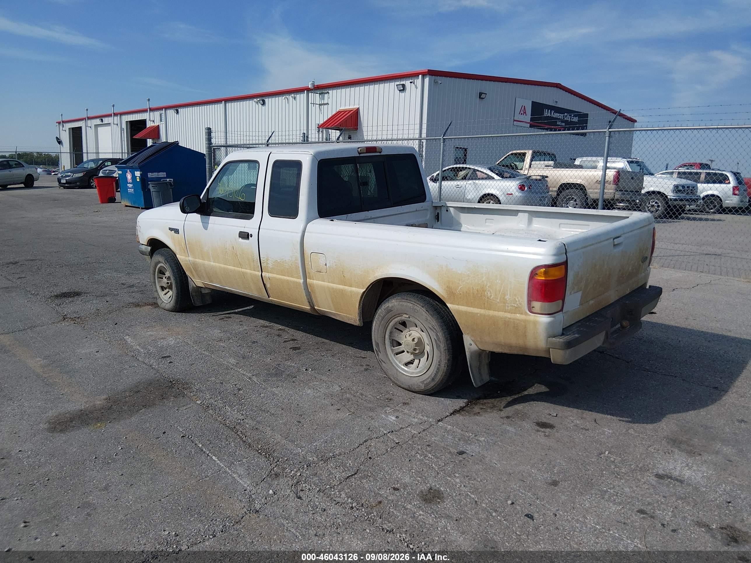 1998 Ford Ranger Splash/xl/xlt Белый vin: 1FTYR14U9WPB47624