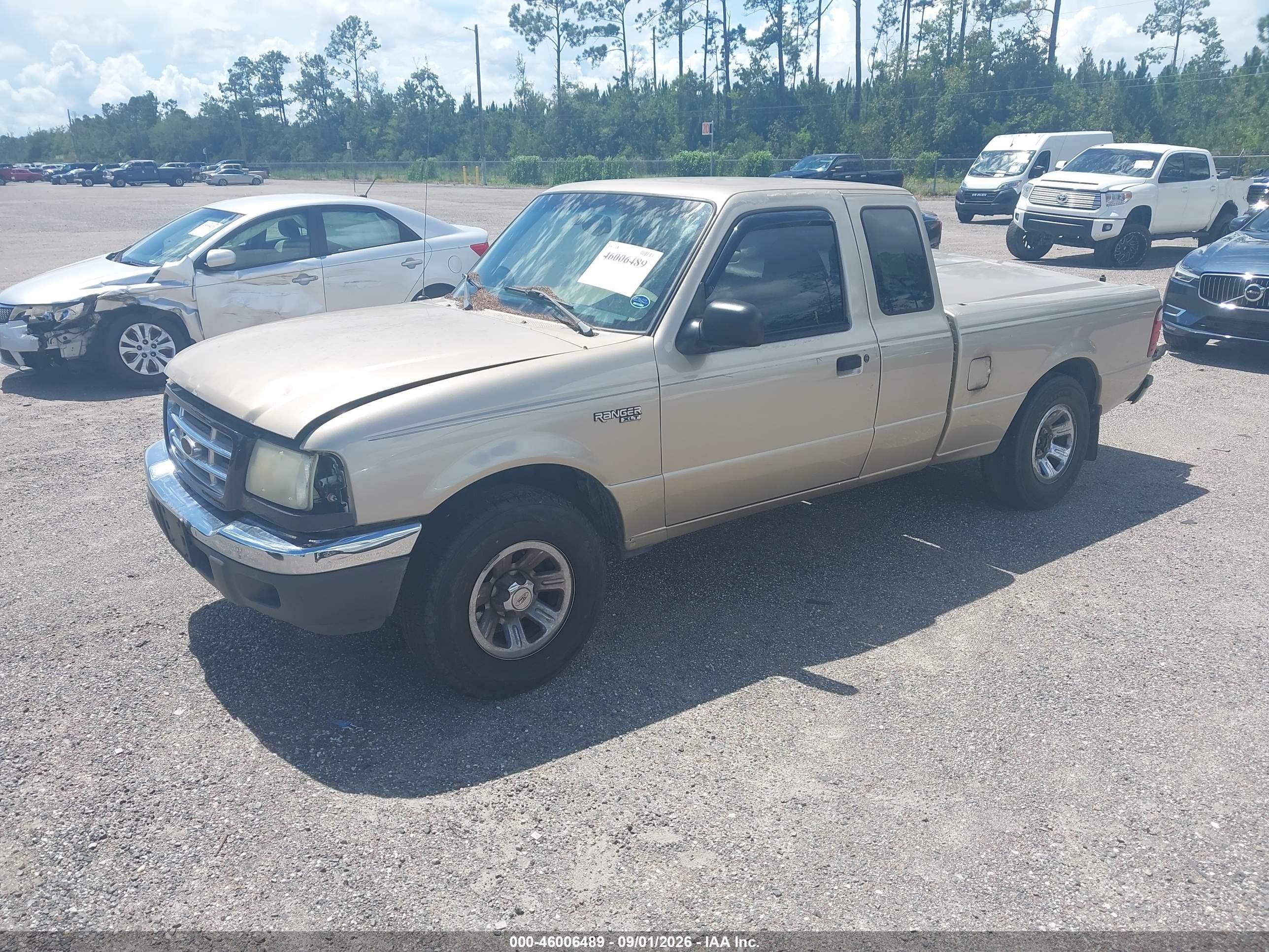 2001 Ford Ranger Edge/xl/xlt Gold vin: 1FTYR14UX1PA35682