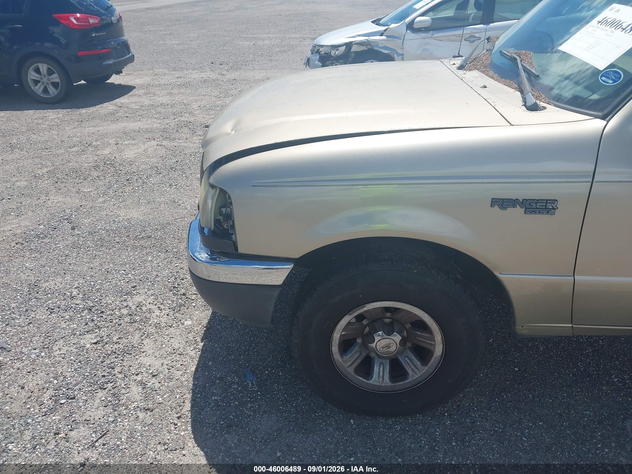 2001 Ford Ranger Edge/xl/xlt Gold vin: 1FTYR14UX1PA35682