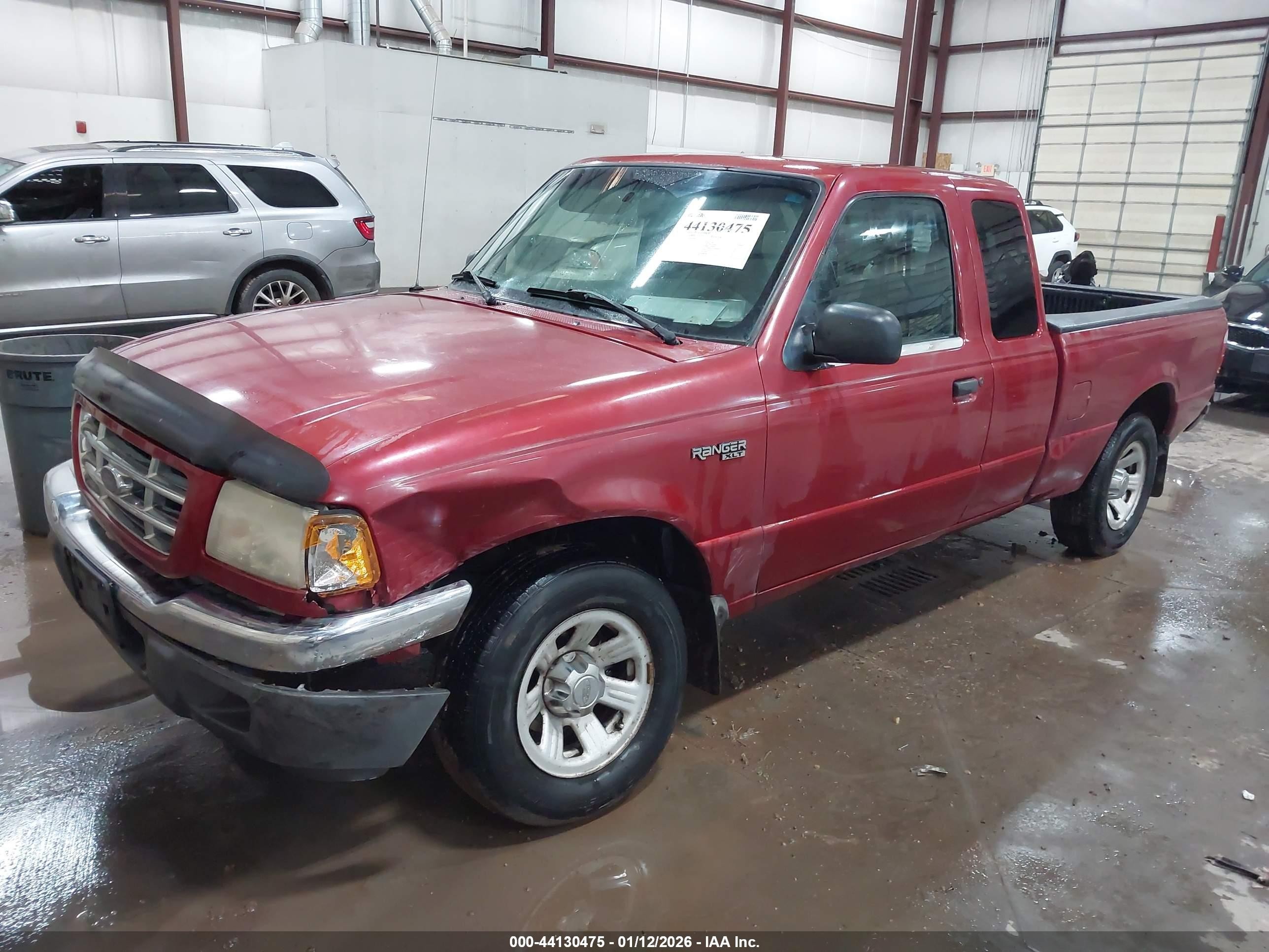2001 Ford Ranger Edge/xl/xlt Red vin: 1FTYR14UX1PA80508