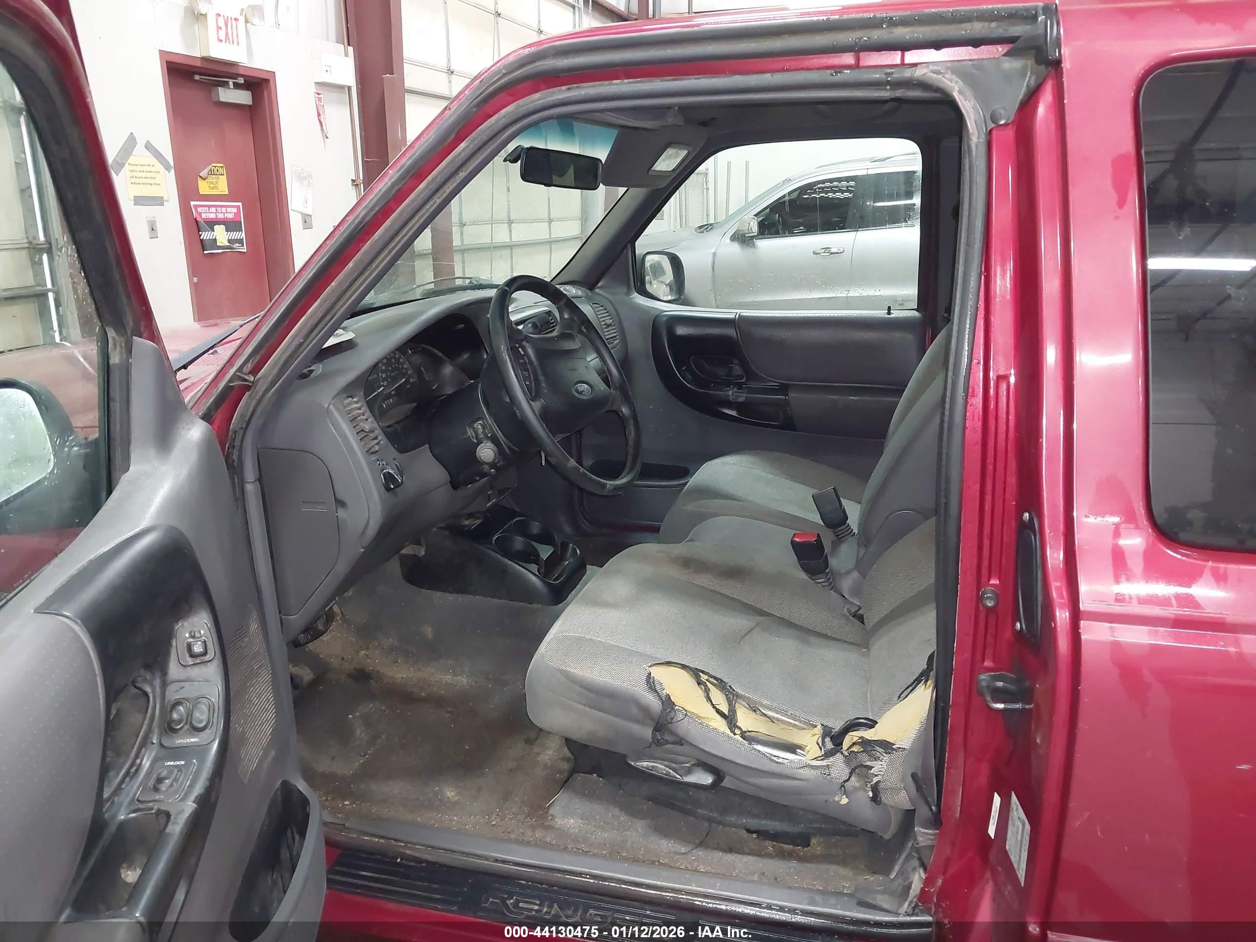 2001 Ford Ranger Edge/xl/xlt Red vin: 1FTYR14UX1PA80508
