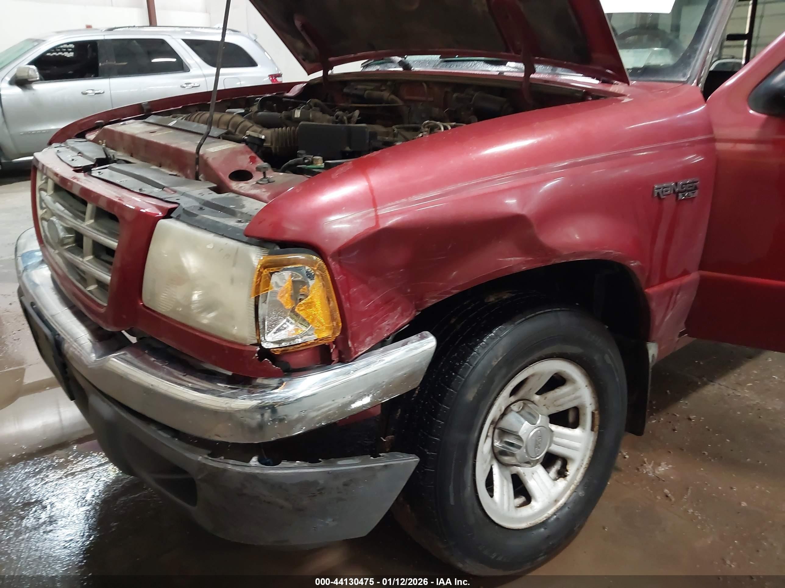 2001 Ford Ranger Edge/xl/xlt Red vin: 1FTYR14UX1PA80508