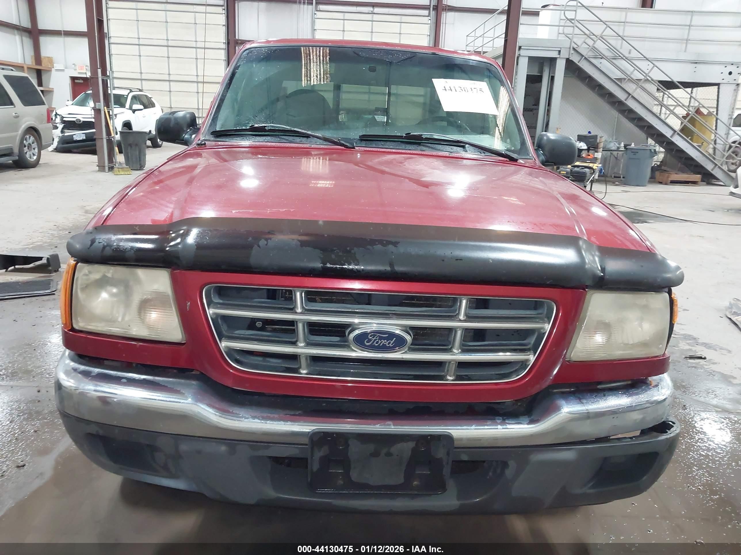 2001 Ford Ranger Edge/xl/xlt Red vin: 1FTYR14UX1PA80508