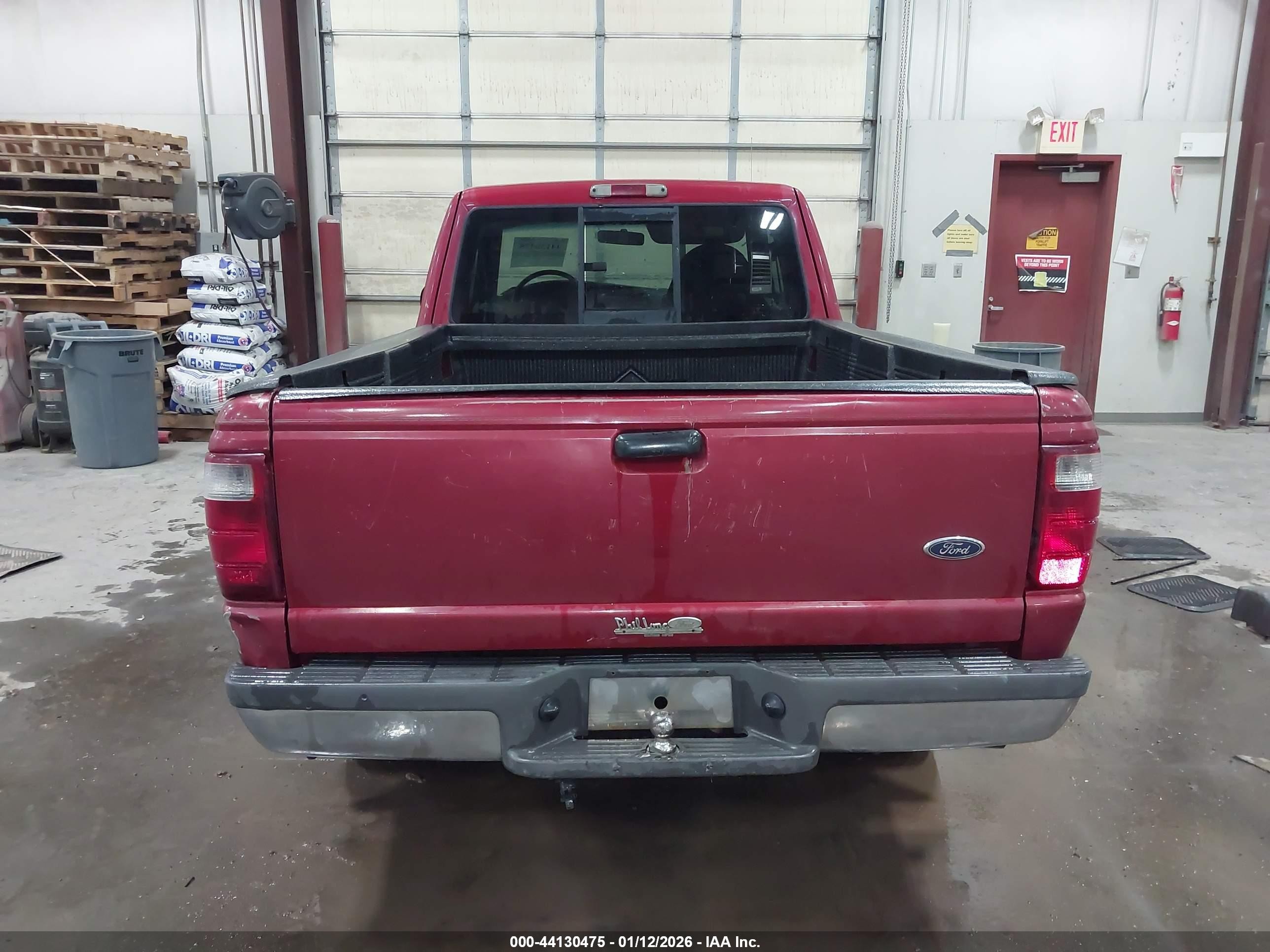 2001 Ford Ranger Edge/xl/xlt Red vin: 1FTYR14UX1PA80508