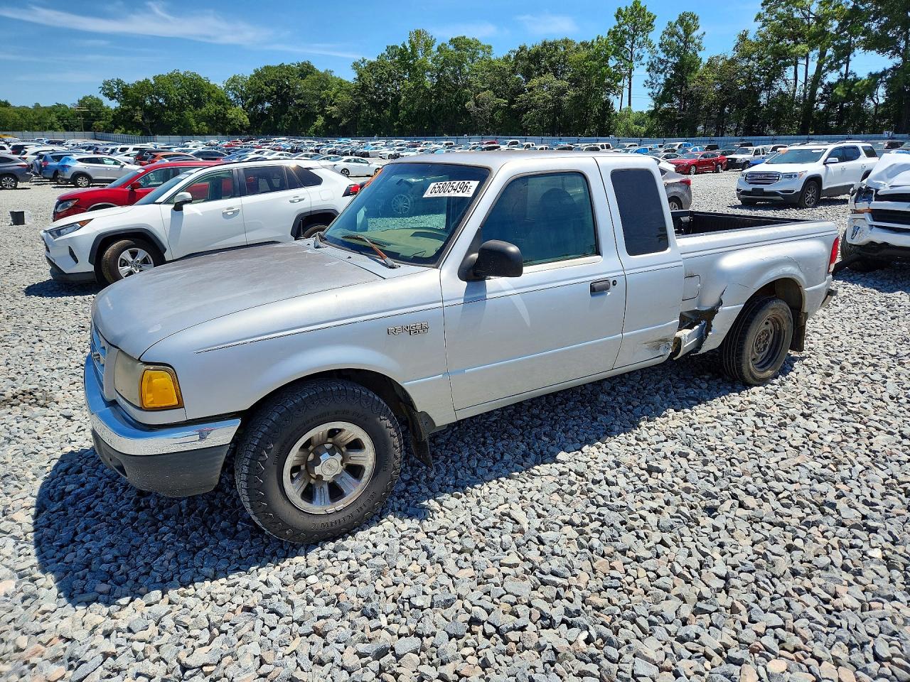 2001 Ford Ranger Super Cab Silver vin: 1FTYR14UX1TA15682
