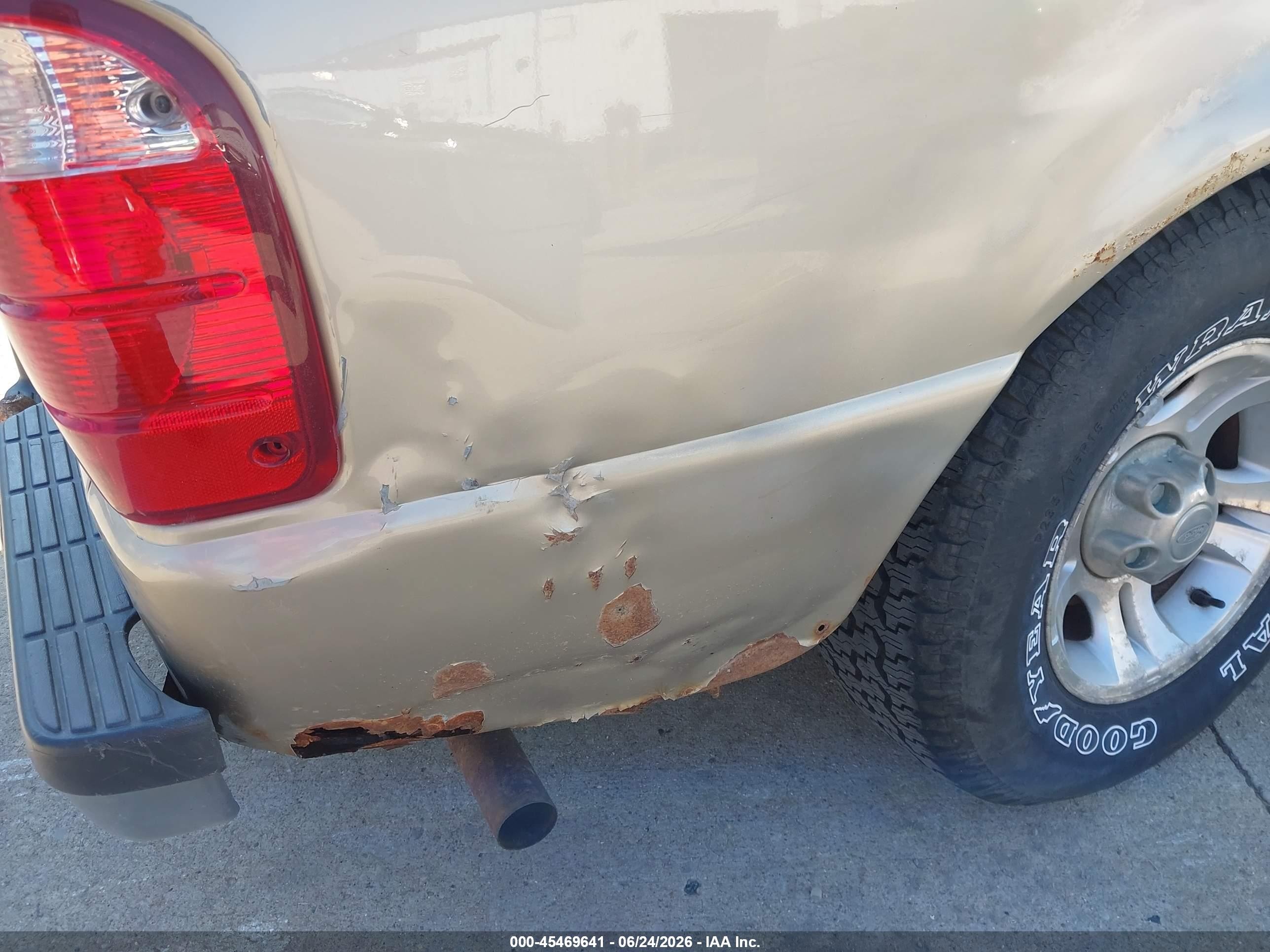 2002 Ford Ranger Edge/tremor/xl/xlt Gold vin: 1FTYR14UX2PA78257