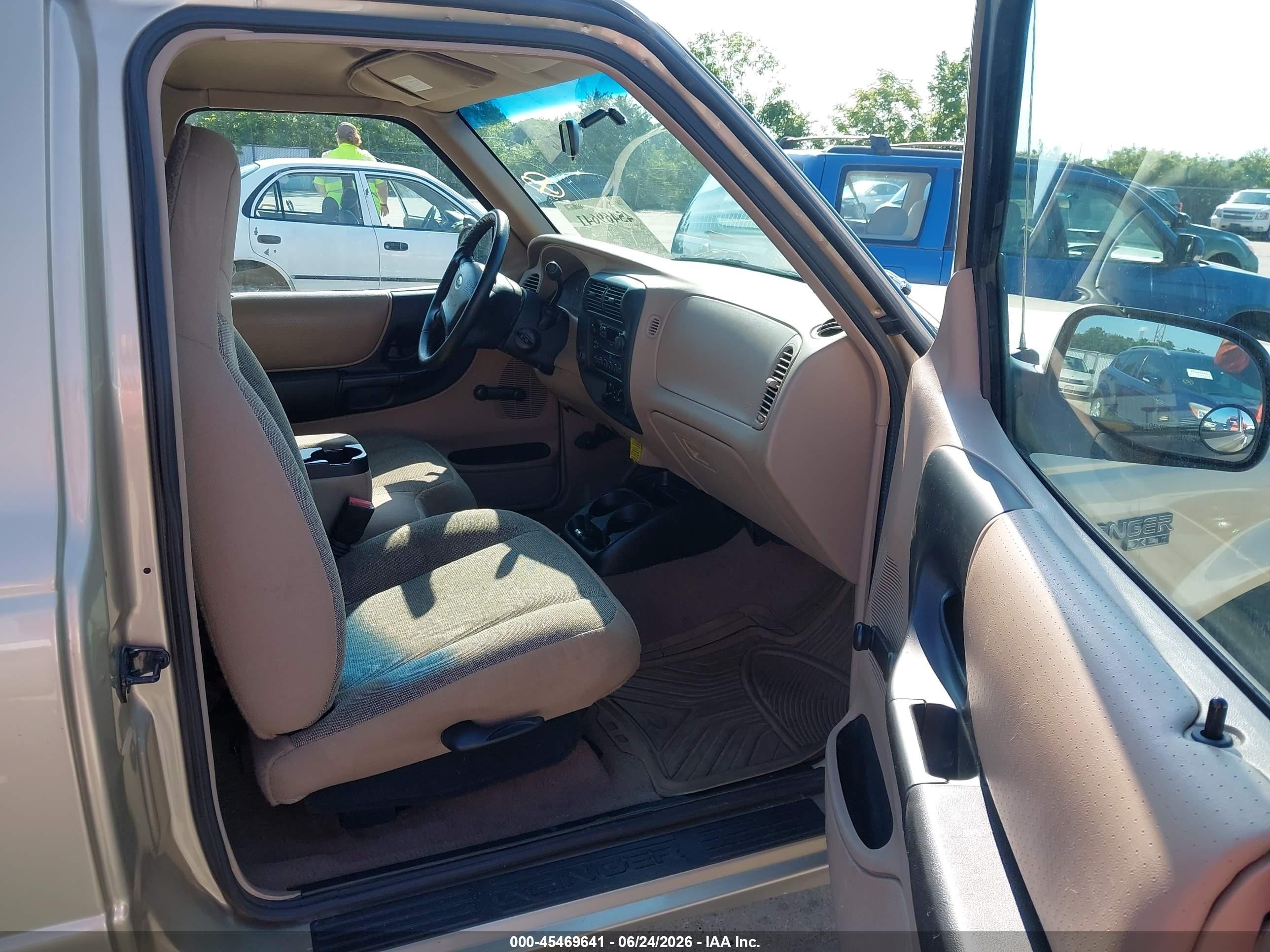 2002 Ford Ranger Edge/tremor/xl/xlt Gold vin: 1FTYR14UX2PA78257