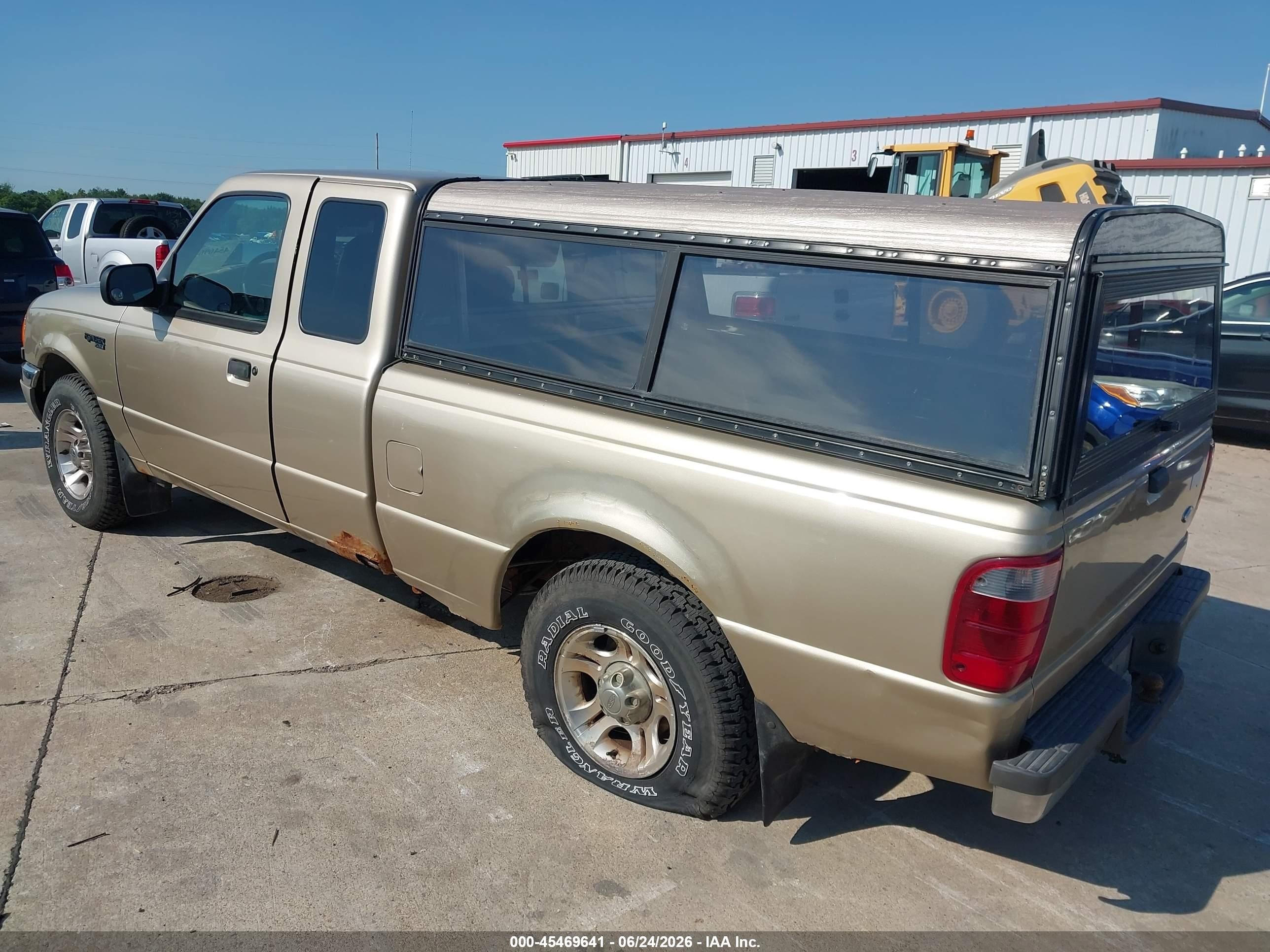 2002 Ford Ranger Edge/tremor/xl/xlt Gold vin: 1FTYR14UX2PA78257