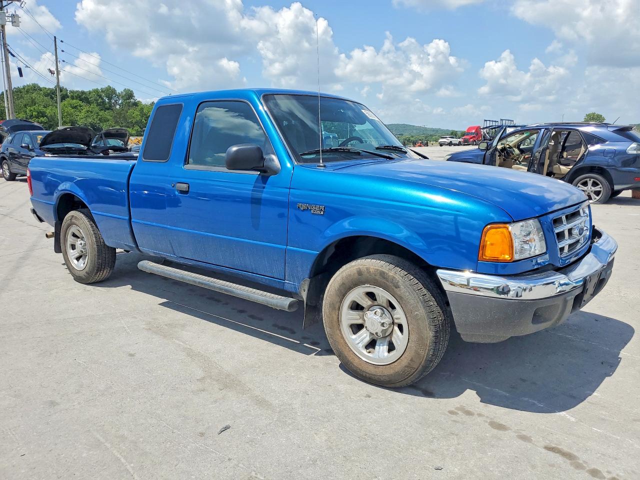2002 Ford Ranger Super Cab Синий vin: 1FTYR14UX2TA33746