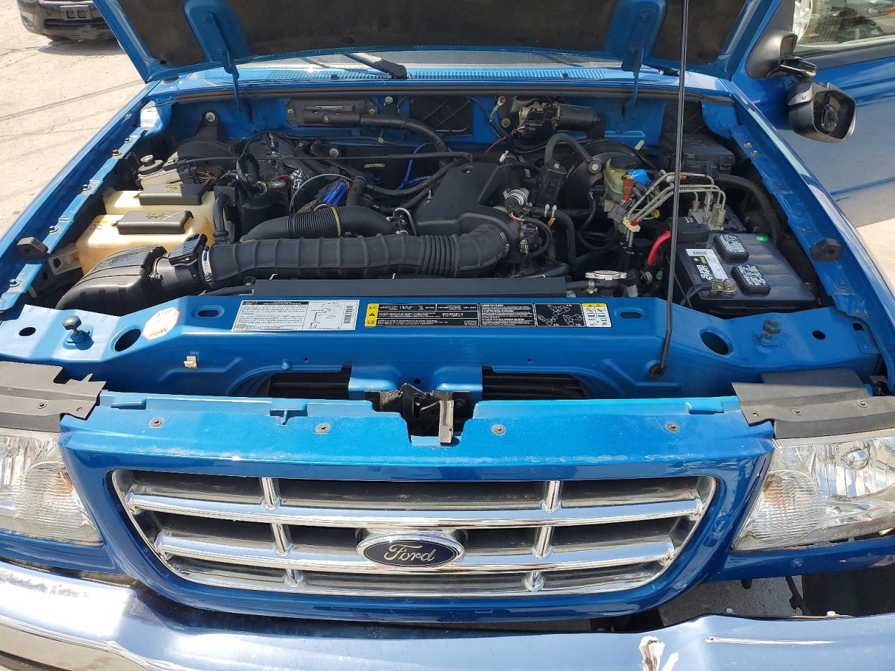 2002 Ford Ranger Super Cab Синий vin: 1FTYR14UX2TA33746